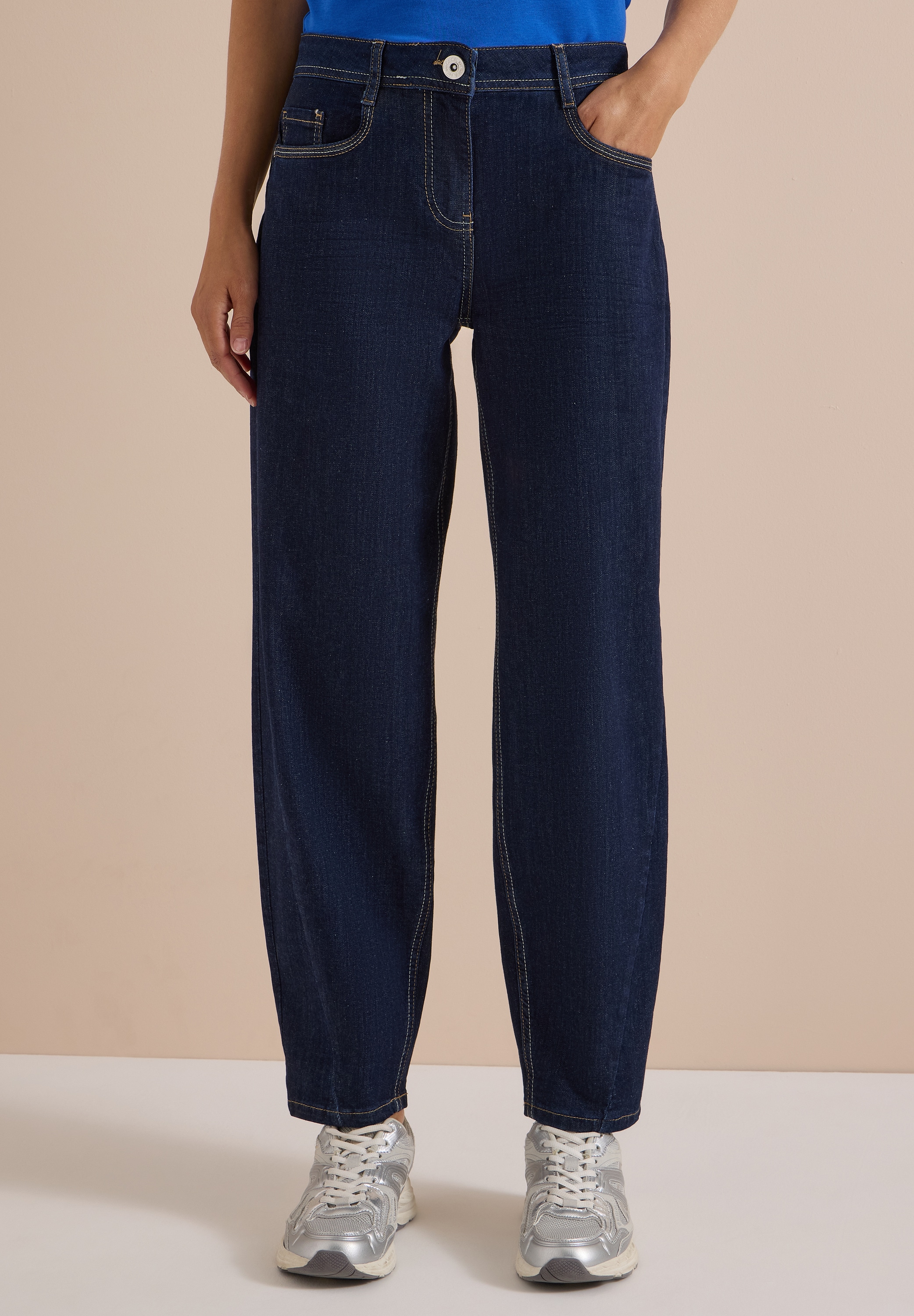Cecil Loose-fit-Jeans High Waist