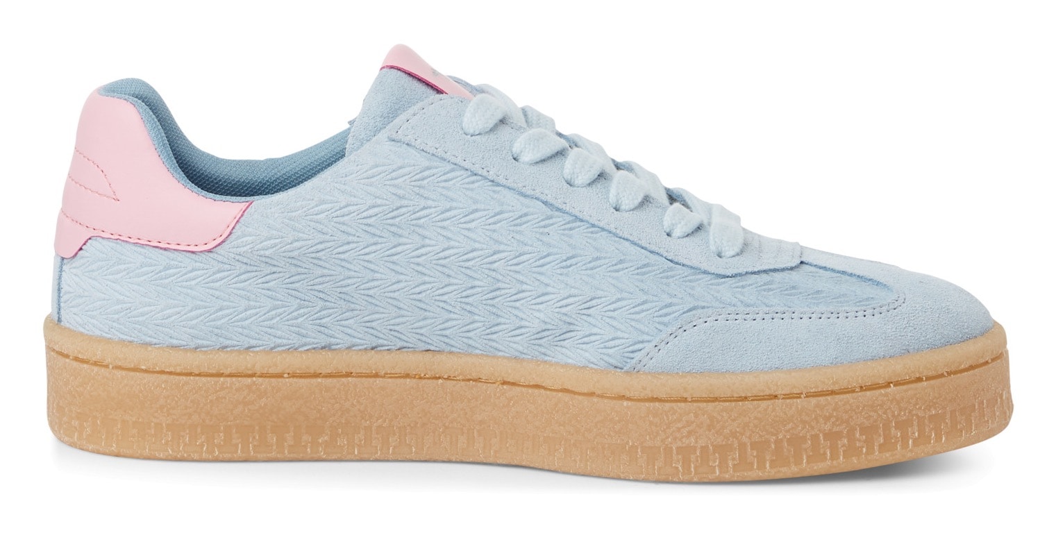 Tamaris Plateausneaker, Freizeitschuh, Halbschuh, Schnürschuh mit gepolstertem Schaftrand