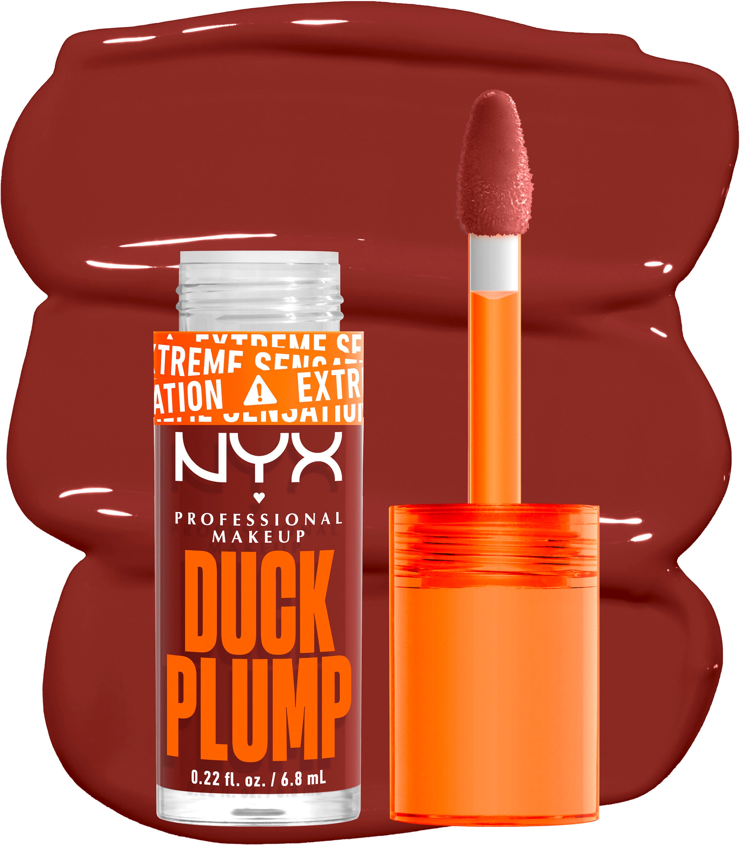NYX Lipgloss »NYX Professional Makeup Duck Plump Wine Not?«, mit Collagen