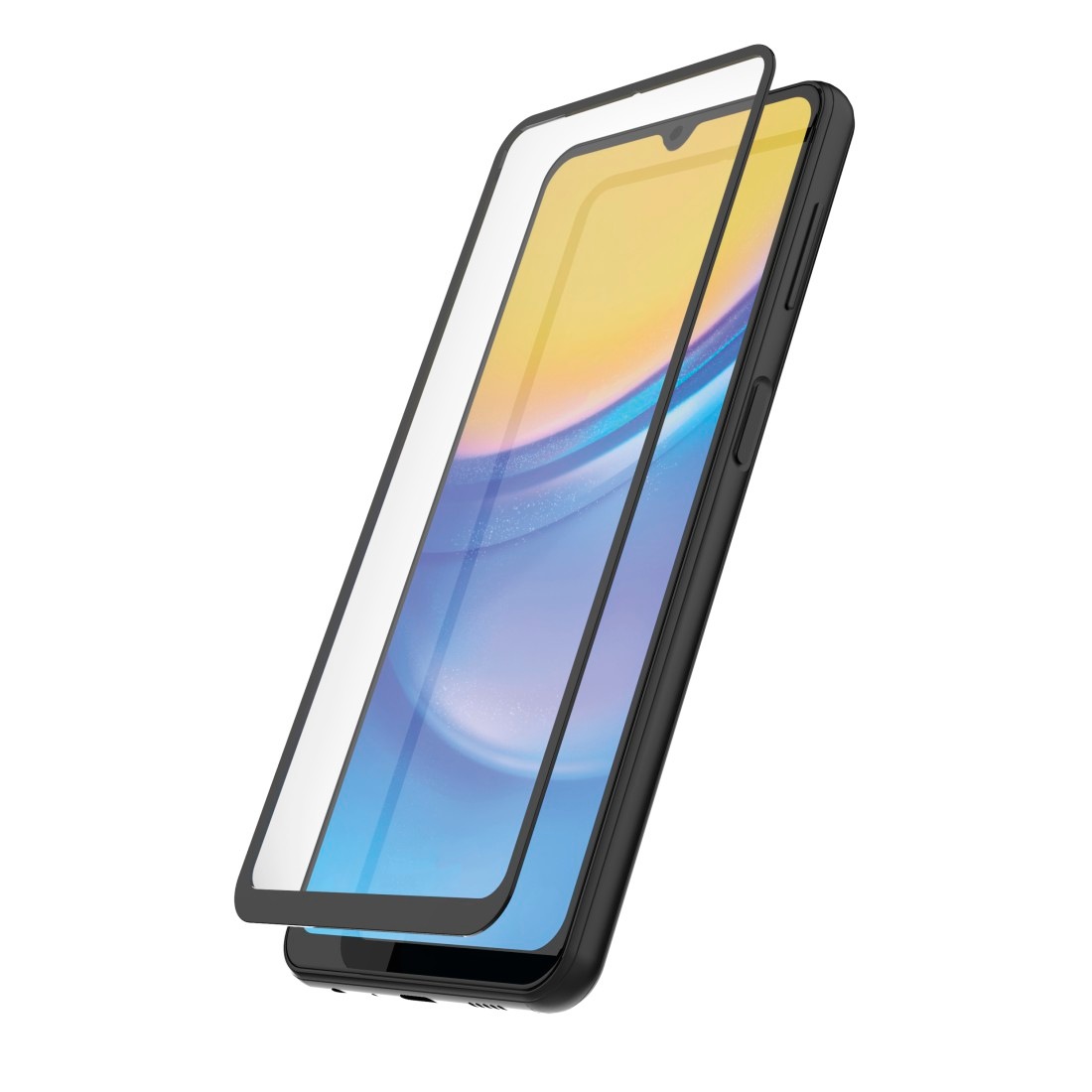 Hama Displayschutzglas »Displayschutzglas für Galaxy A15/A15 5G Panzerglas, D3O, Montagehilfe«, für Samsung Galaxy A15/A15 5G