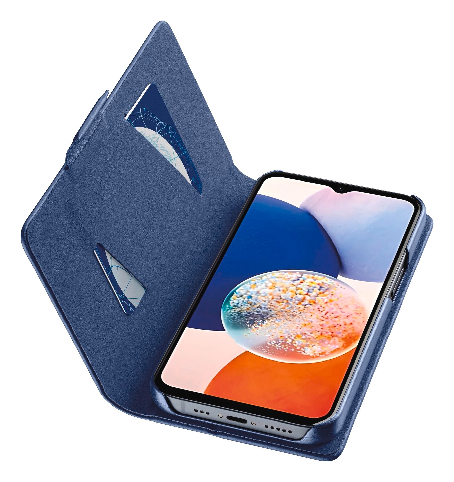 Cellularline Flip Case »Book Case für Samsung Galaxy A15 5G«, Bookcover, Schutzhülle, Smartphonehülle, stoßfest