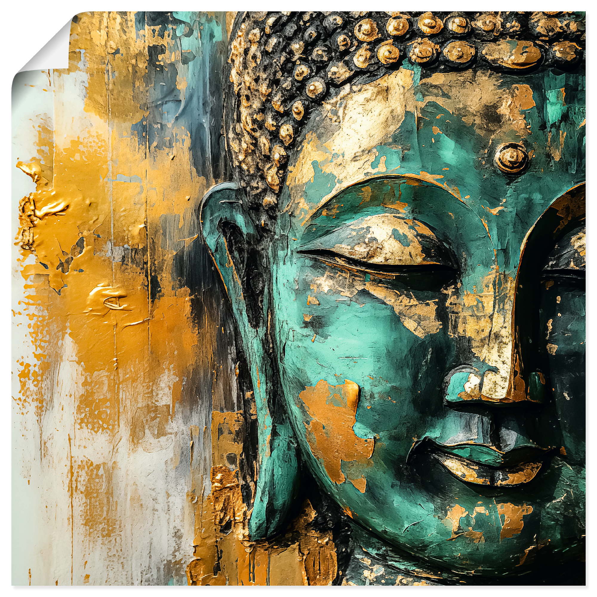 Artland Wandbild "Budda" Buddhismus 1 Stk. tlg. als Alubild, Leinwandbild, Poster, Wandaufkleber in verschied. Größen