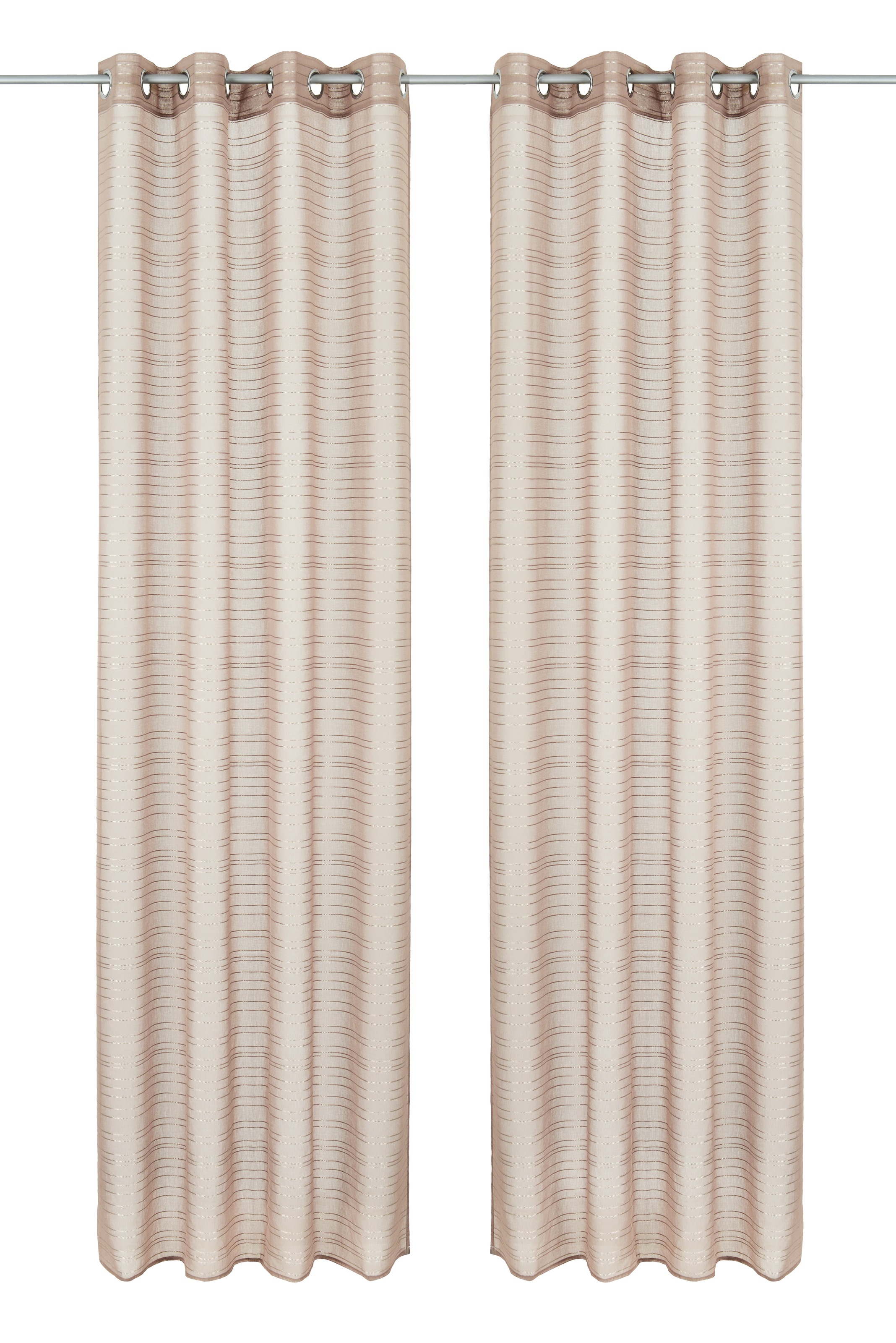 Bruno Banani Gardine "Linus" Ösen 1 Stk. tlg. 1 Schal, eingewebte Querstrei günstig online kaufen