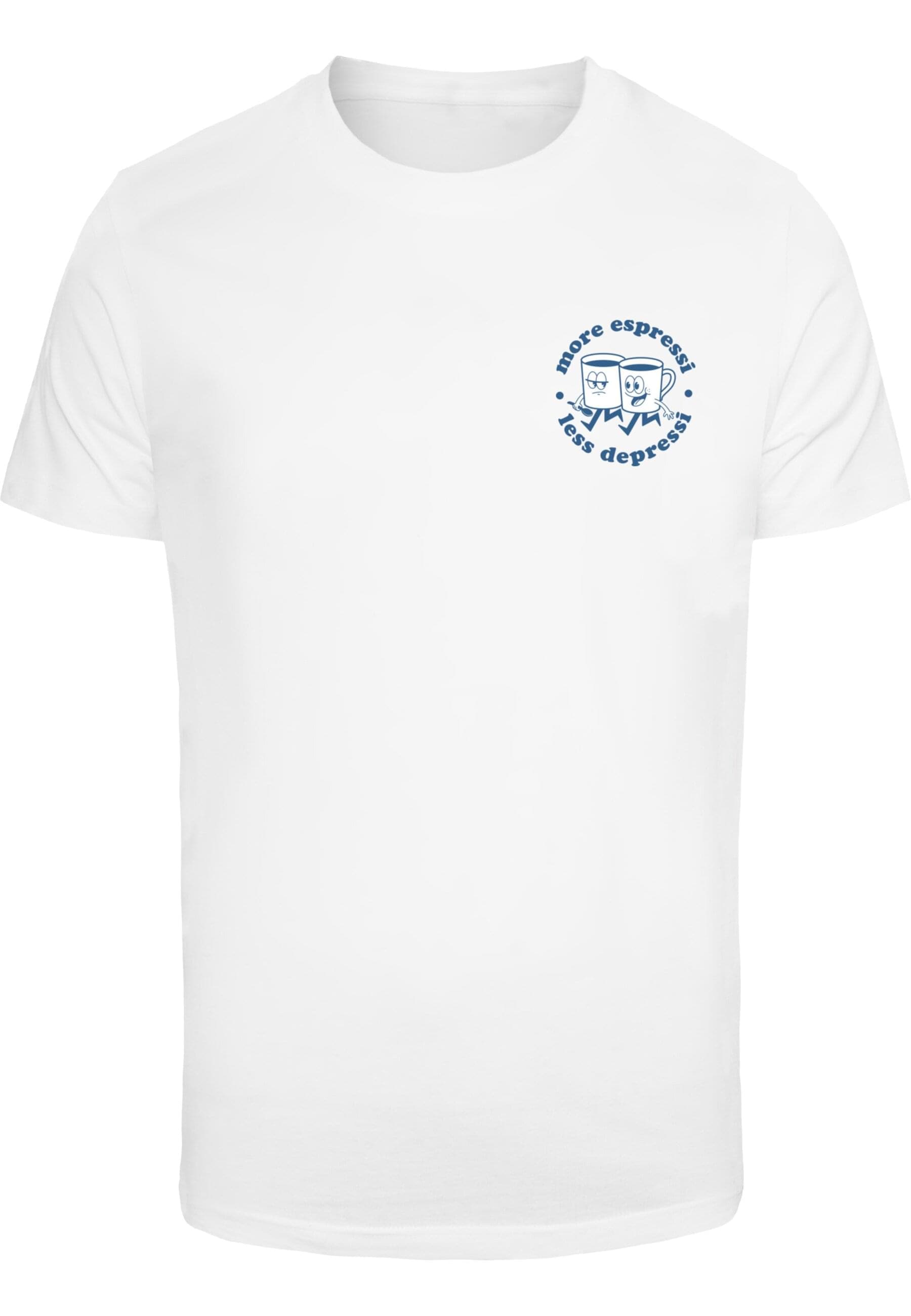 MisterTee T-Shirt "MisterTee More Espressi Tee" 1 Stk. tlg. günstig online kaufen