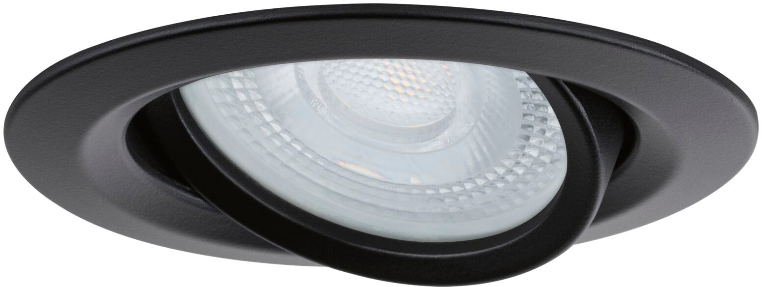Paulmann LED Einbauleuchte »Nova Plus 1x35W Schwarz matt/Alu Zink« GU 5,3 | GU10