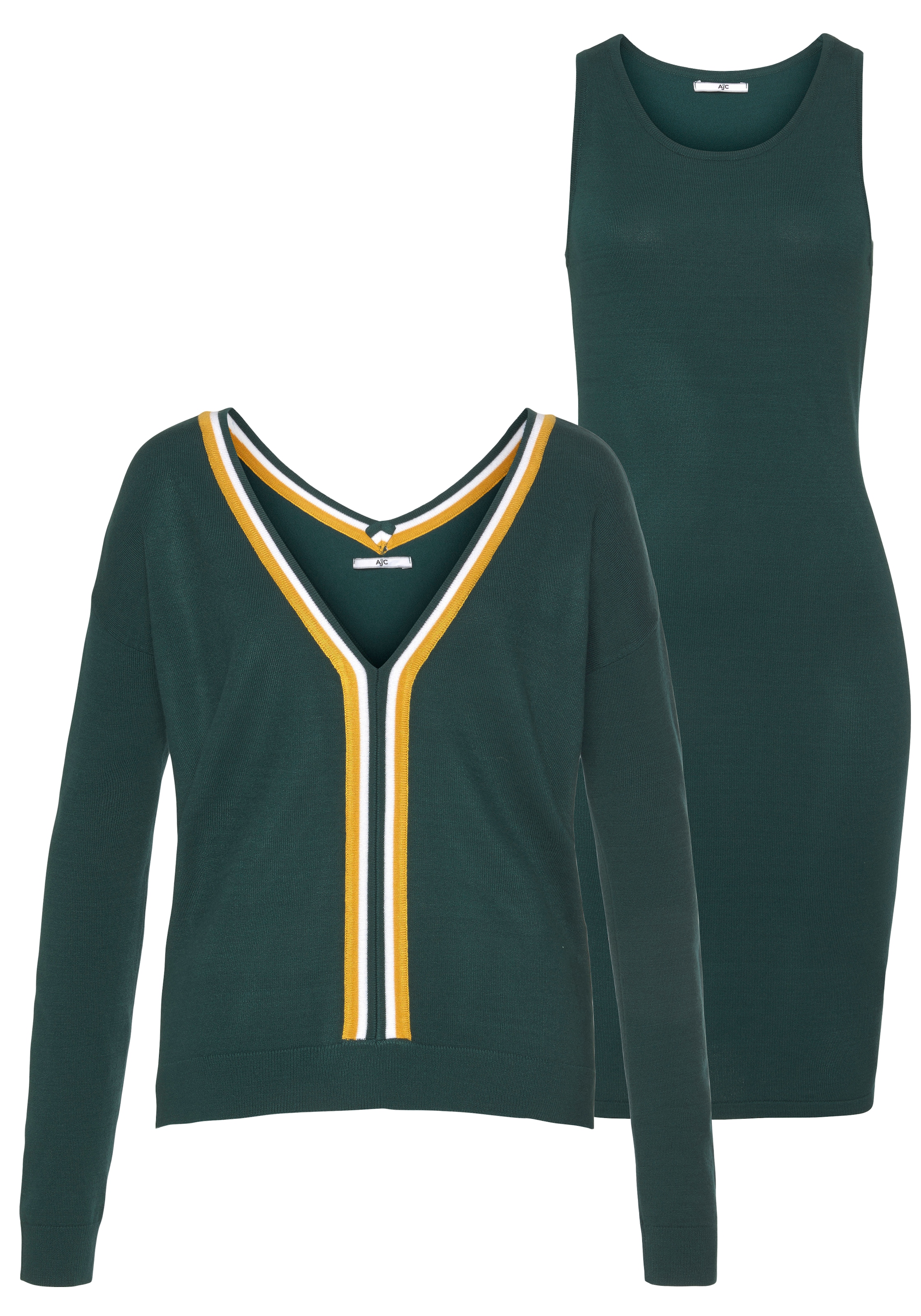 AJC Strickkleid, (Set), Kleid und Pullover für kaufen | BAUR
