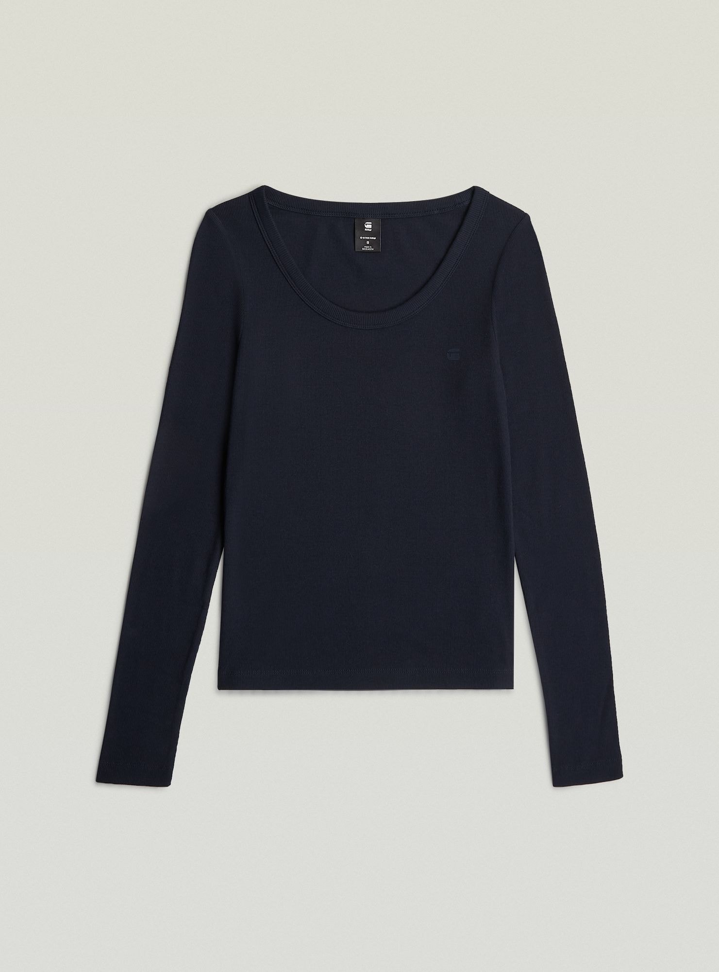 G-STAR T-Shirt »Slim Rib Open Neck T-Shirt«