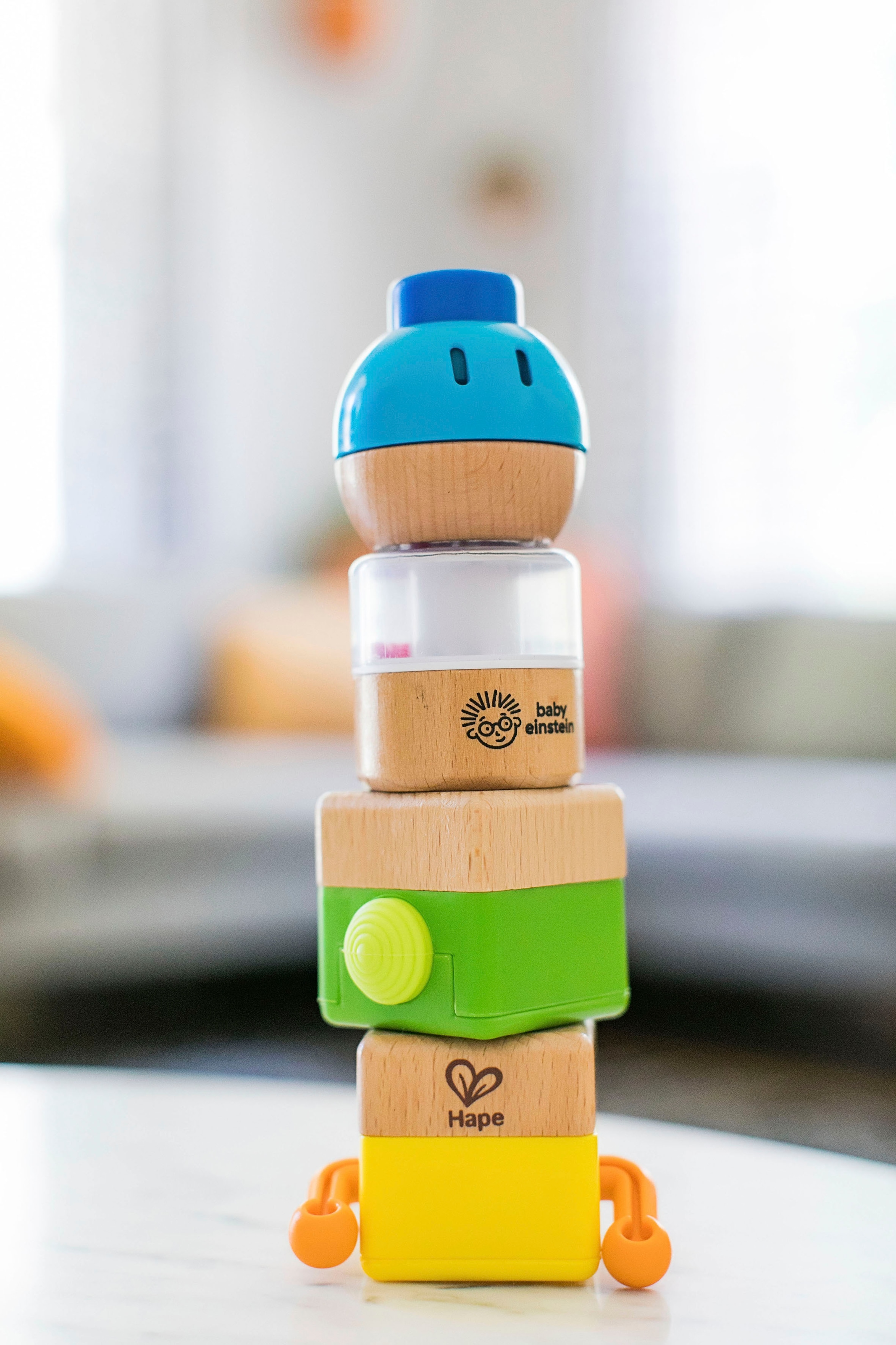 Hape Spielbauklötze »Baby Einstein, Vier verrückte Bausteine«, (4 St.)