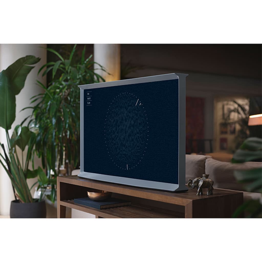 Samsung LED Lifestyle Fernseher »55" QLED 4K The Serif (2022)«, 138 cm/55 Zoll, Smart-TV, Quantum HDR,Bestes Upscaling dank Quantum Prozessor 4k,Mattes Display