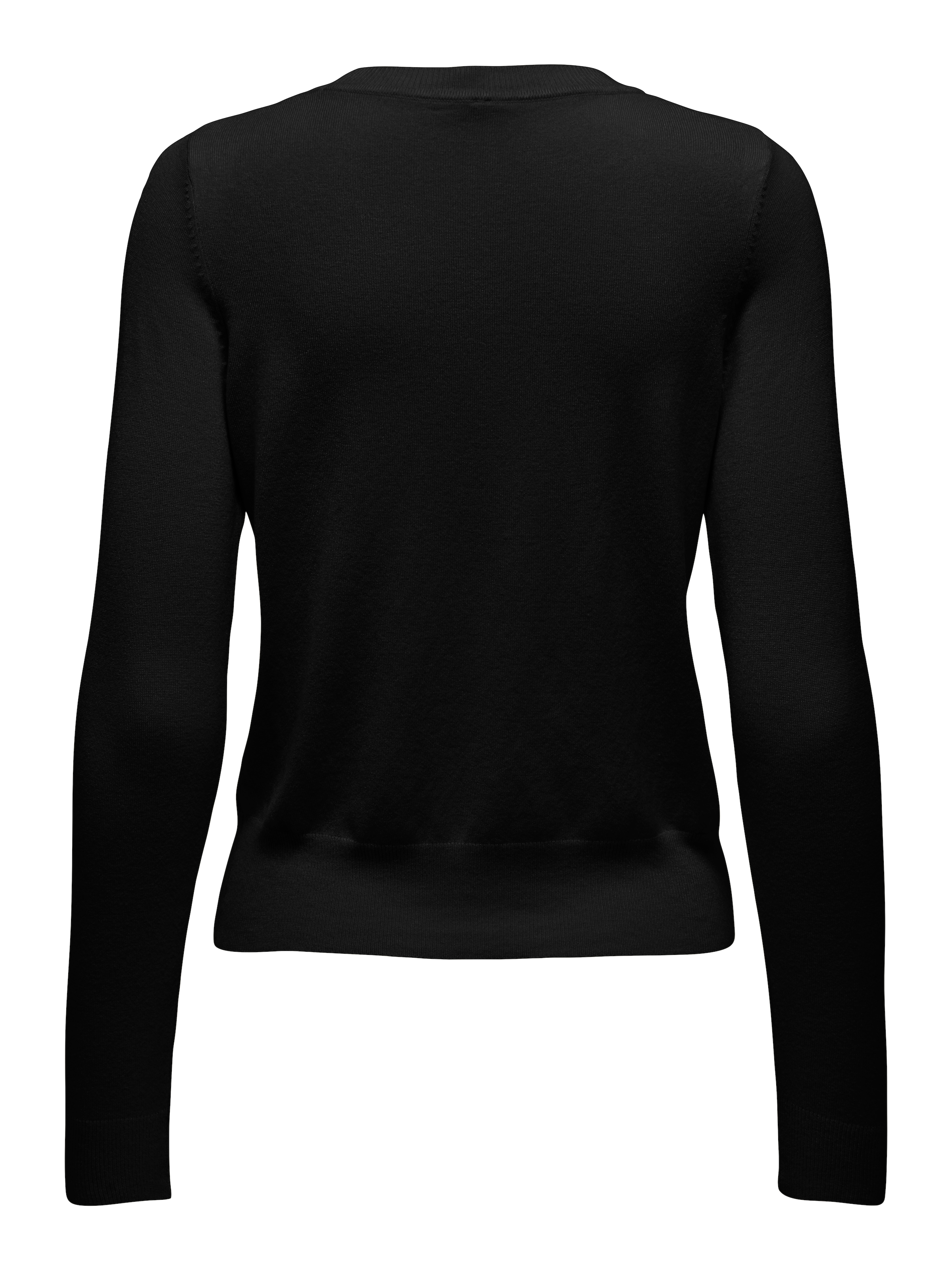 ONLY Rundhalspullover »ONLVENICE LIFE LS PEEKABOO BLING CC KNT«