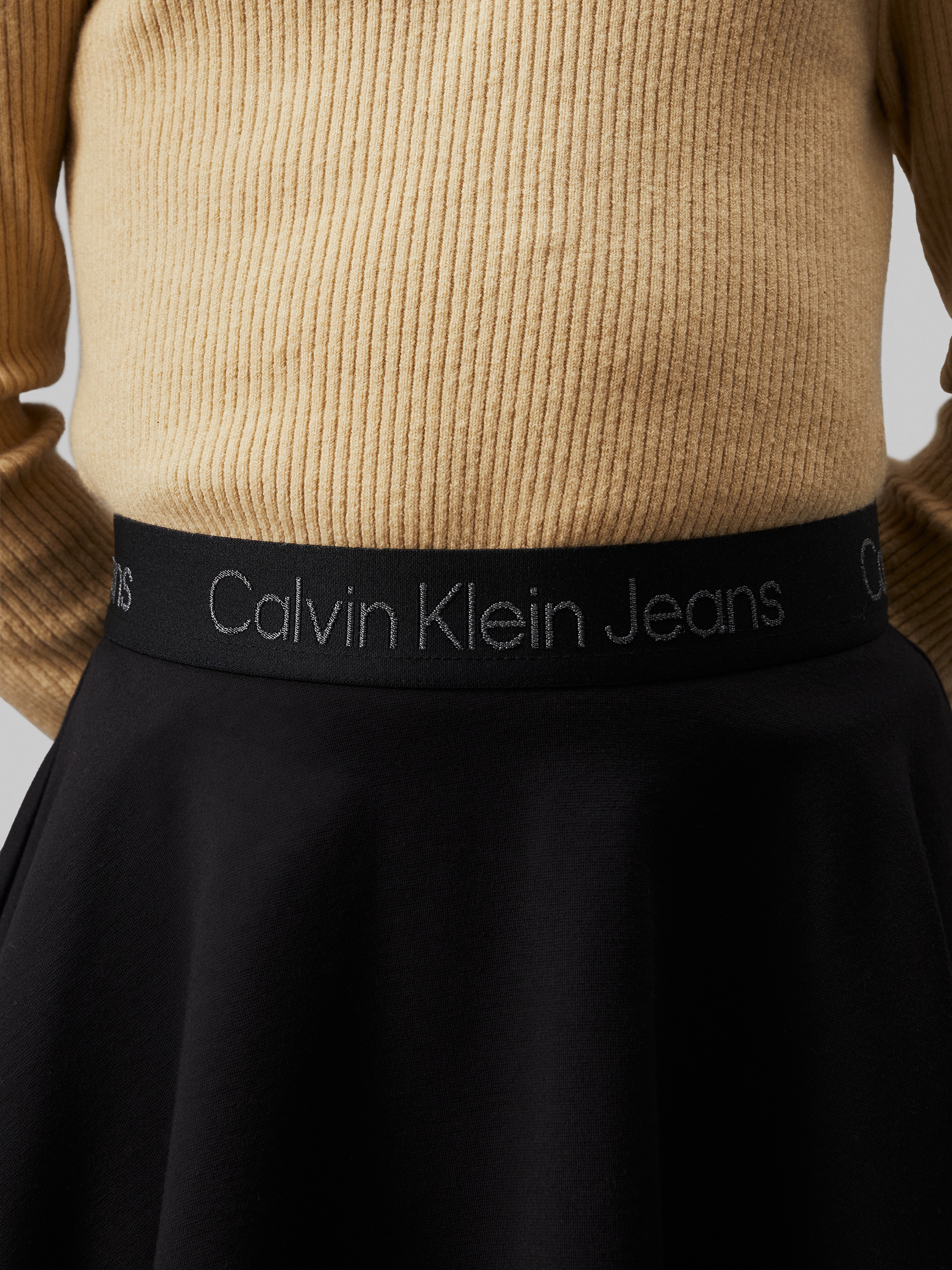 Calvin Klein Jeans Minirock »PUNTO TAPE A LINE SKIRT«, für Kinder bis 16 Jahre mit Calvin Klein Logoschriftzug