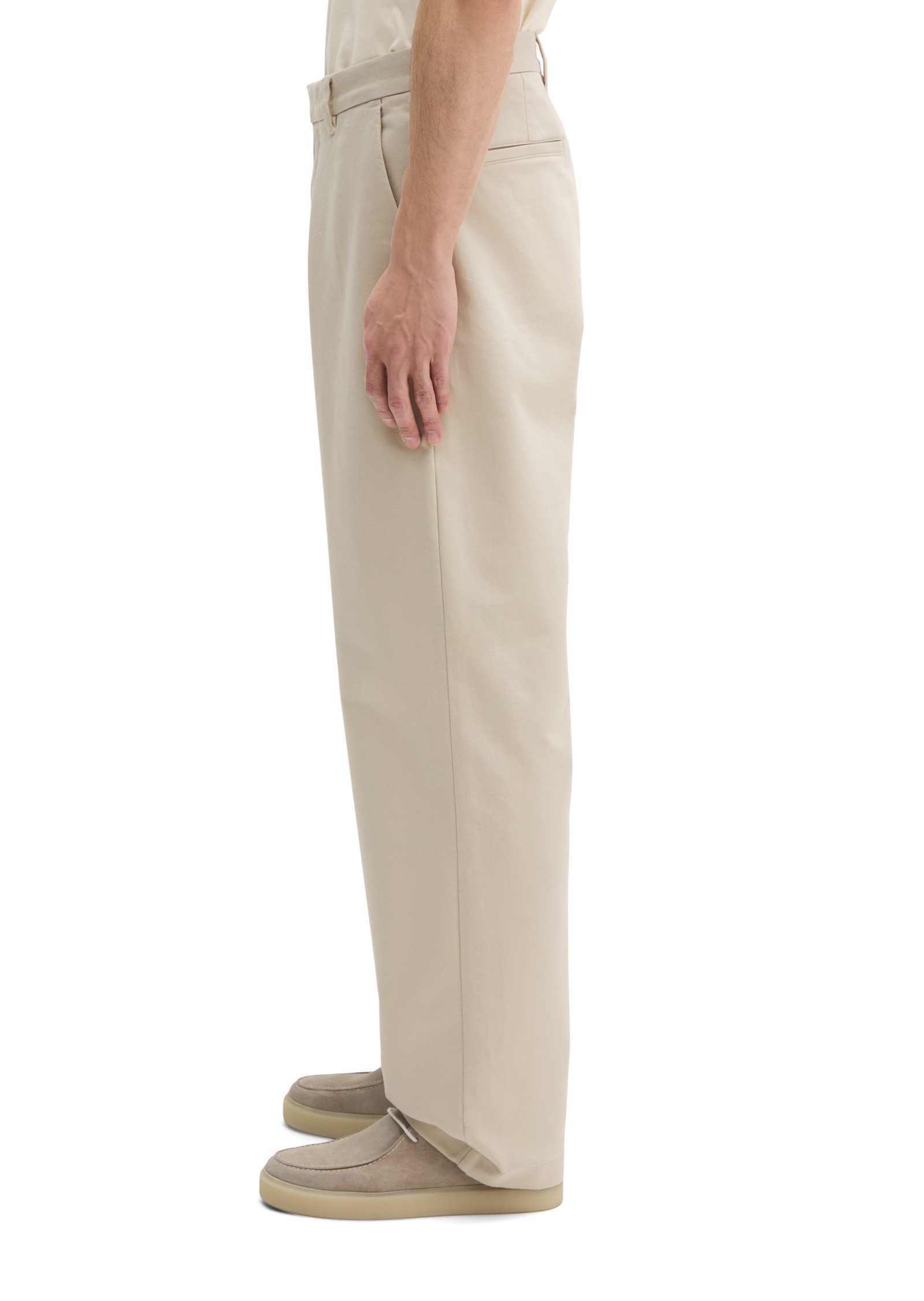 Marc OPolo Chinohose "aus elastischem Bio-Baumwollsatin" günstig online kaufen