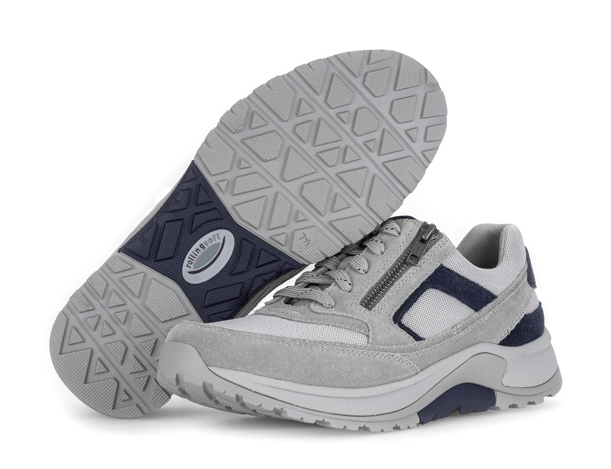 Thumbnail - rollingsoft Keilsneaker, Schnürschuh, Halbschuh, Freizeitschuh, Außenreißverschluss, G-Weite