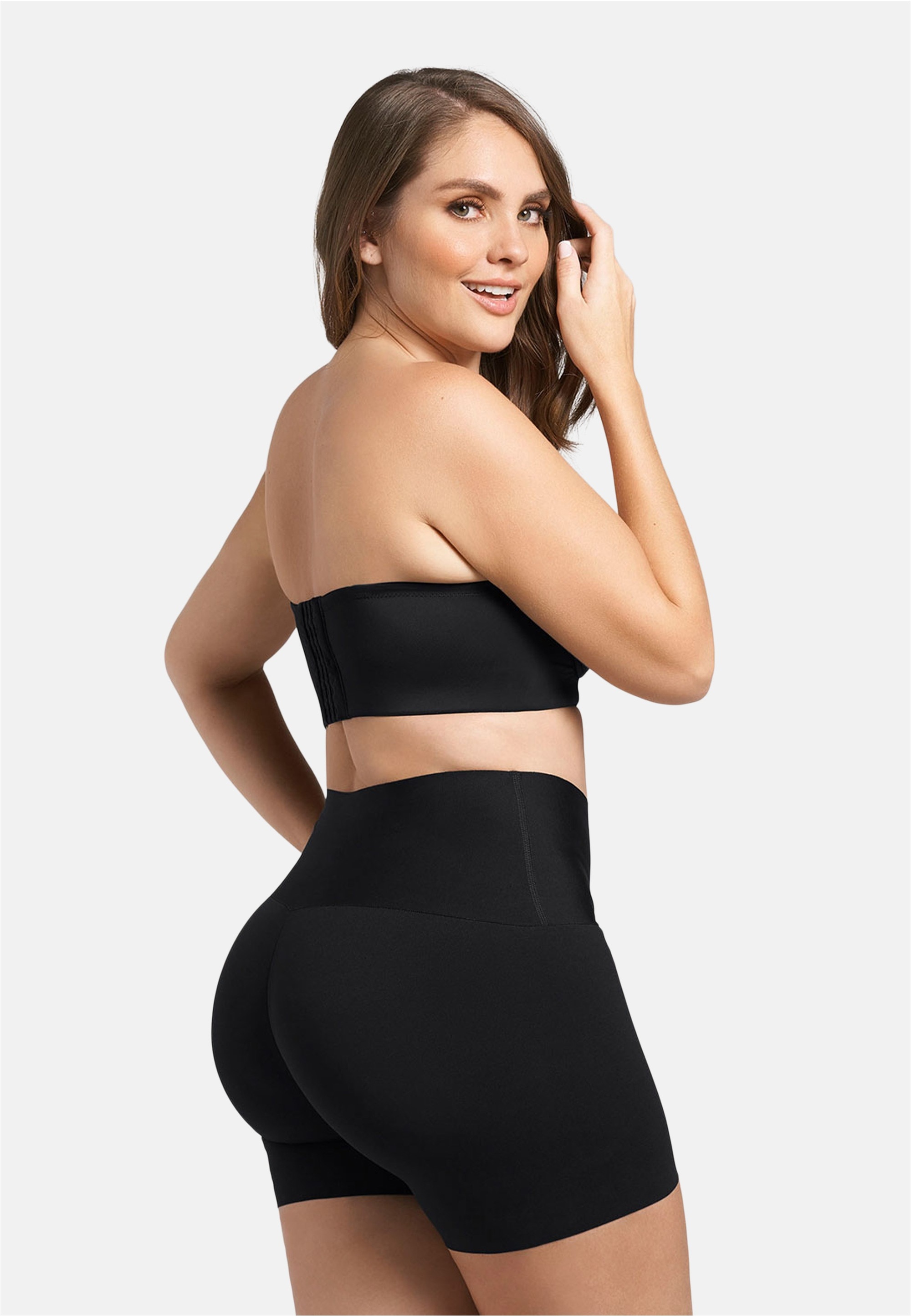 LEONISA Miederhose, mit breitem, rutschfestem Bund