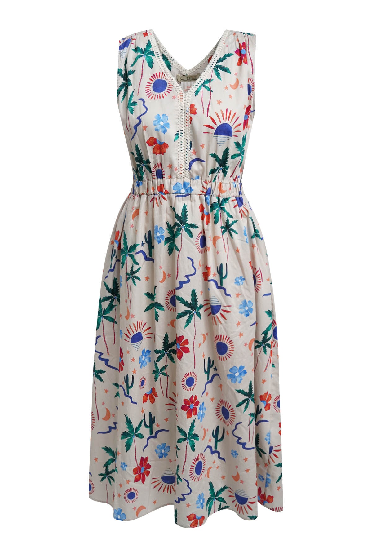 Smith & Soul Sommerkleid Eingrifftaschen mit Taillengummizug