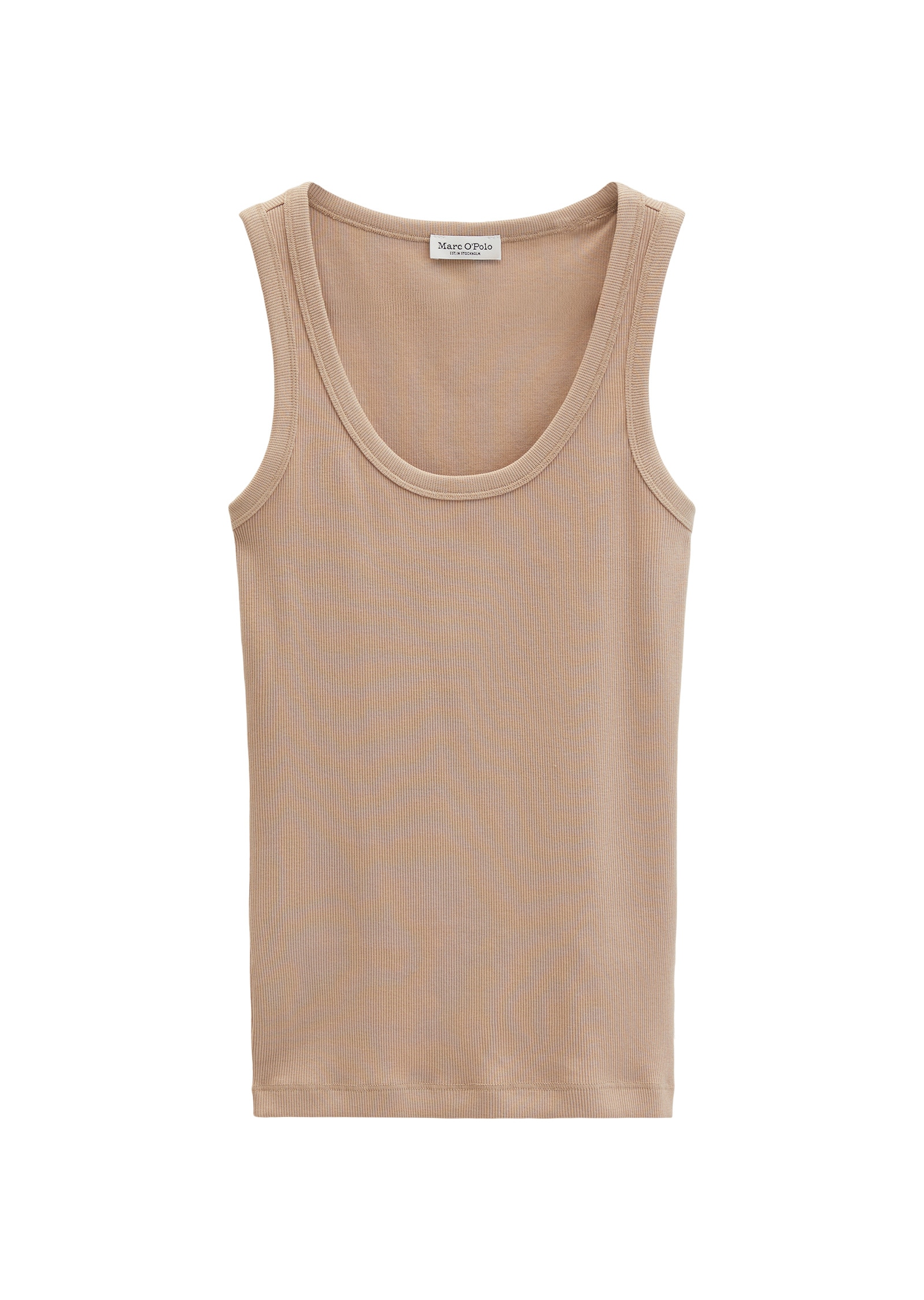 Marc O'Polo T-Shirt »aus elastischem Rippjersey«