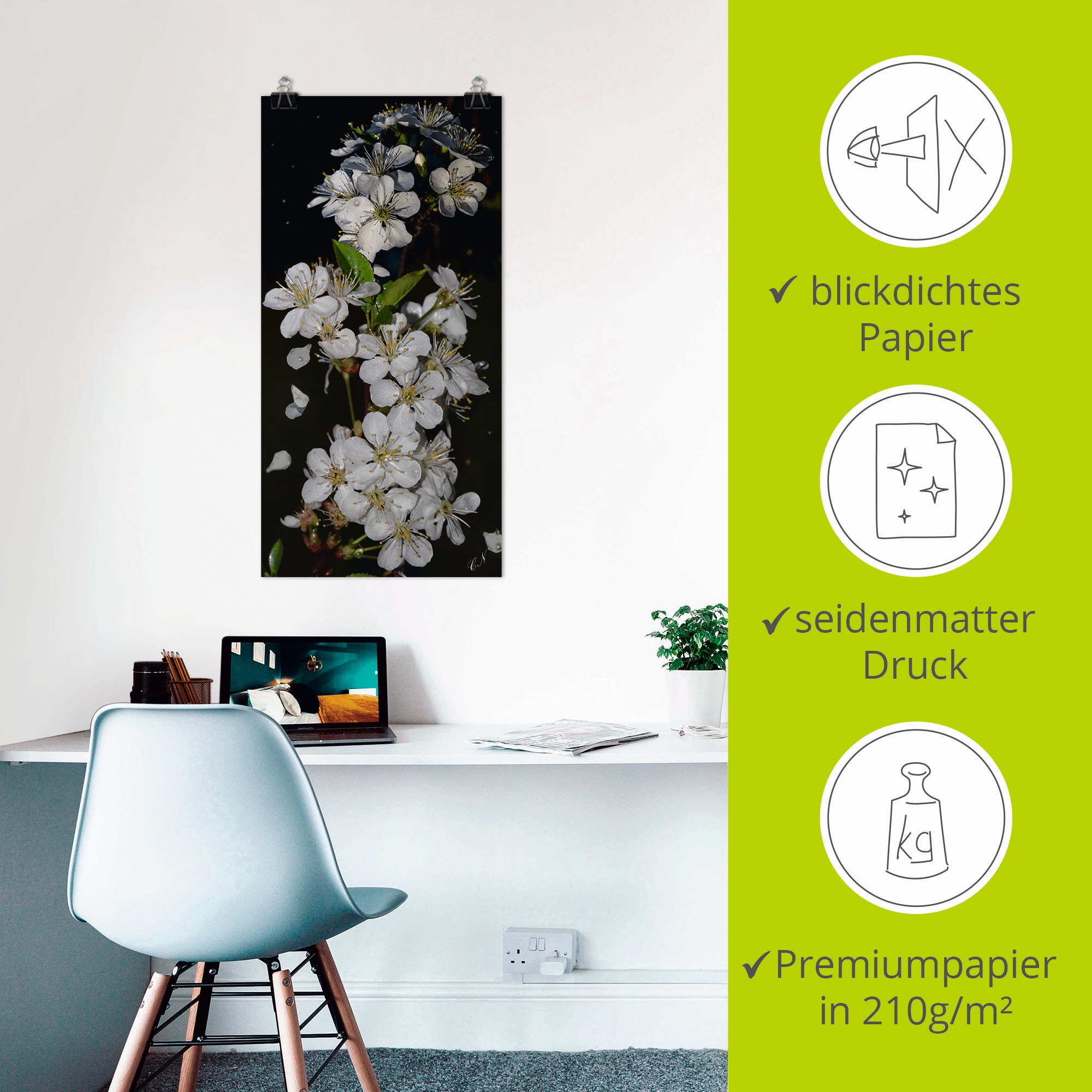 Artland Wandbild »Baumblüte«, Blumen, (1 St.), als Leinwandbild, Poster, Wandaufkleber in verschied. Größen