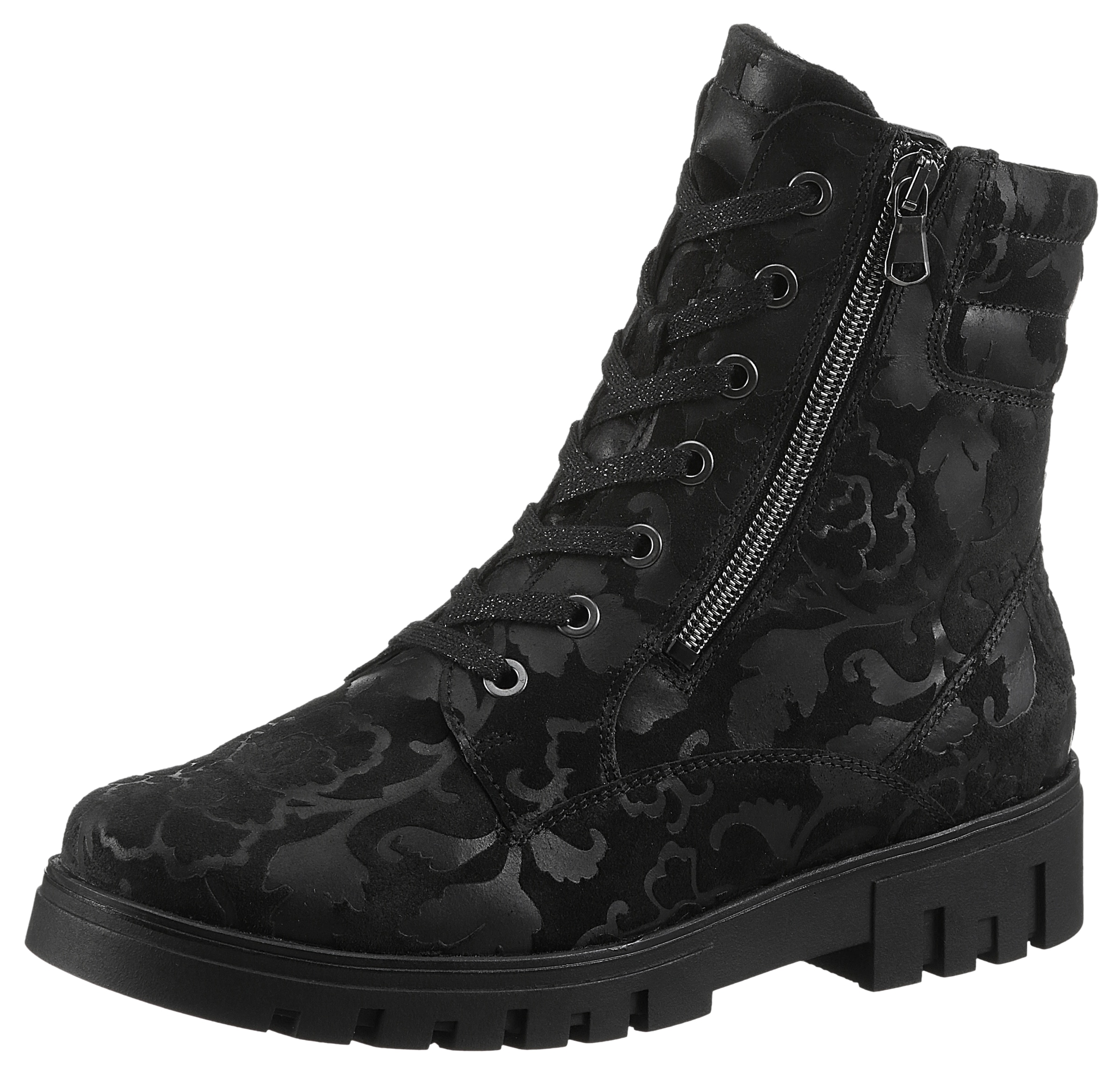 Waldläufer Schnürstiefelette "H-SERENA", Schnürboots, Profilsohle, Blockabs günstig online kaufen