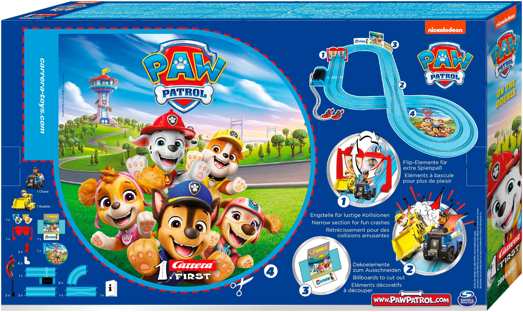 Carrera® Autorennbahn »Carrera First, Paw Patrol - On the Double«