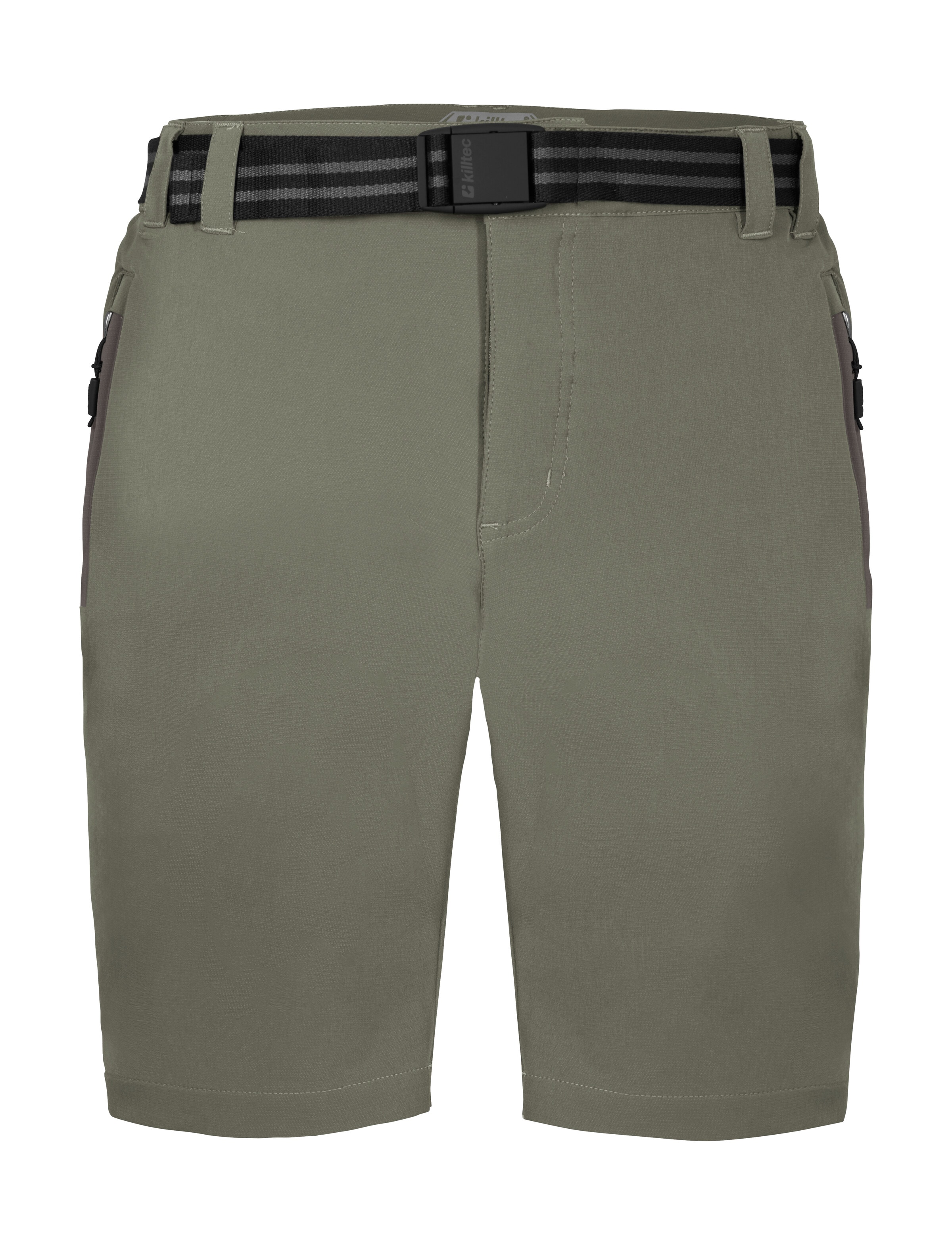 Bermudas KILLTEC "KOS 20 MN BRMDS", Herren, Gr. 54, Normalgrößen, moosgrün, Obermaterial: 100% Polyester, Hosen Bermudas, Herren Funktionsbermudas: wasserabweisend, schnelltrocknend