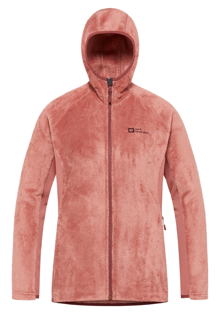 Jack Wolfskin Fleecejacke »ROTWAND HOODED FZ W«, mit Kapuze