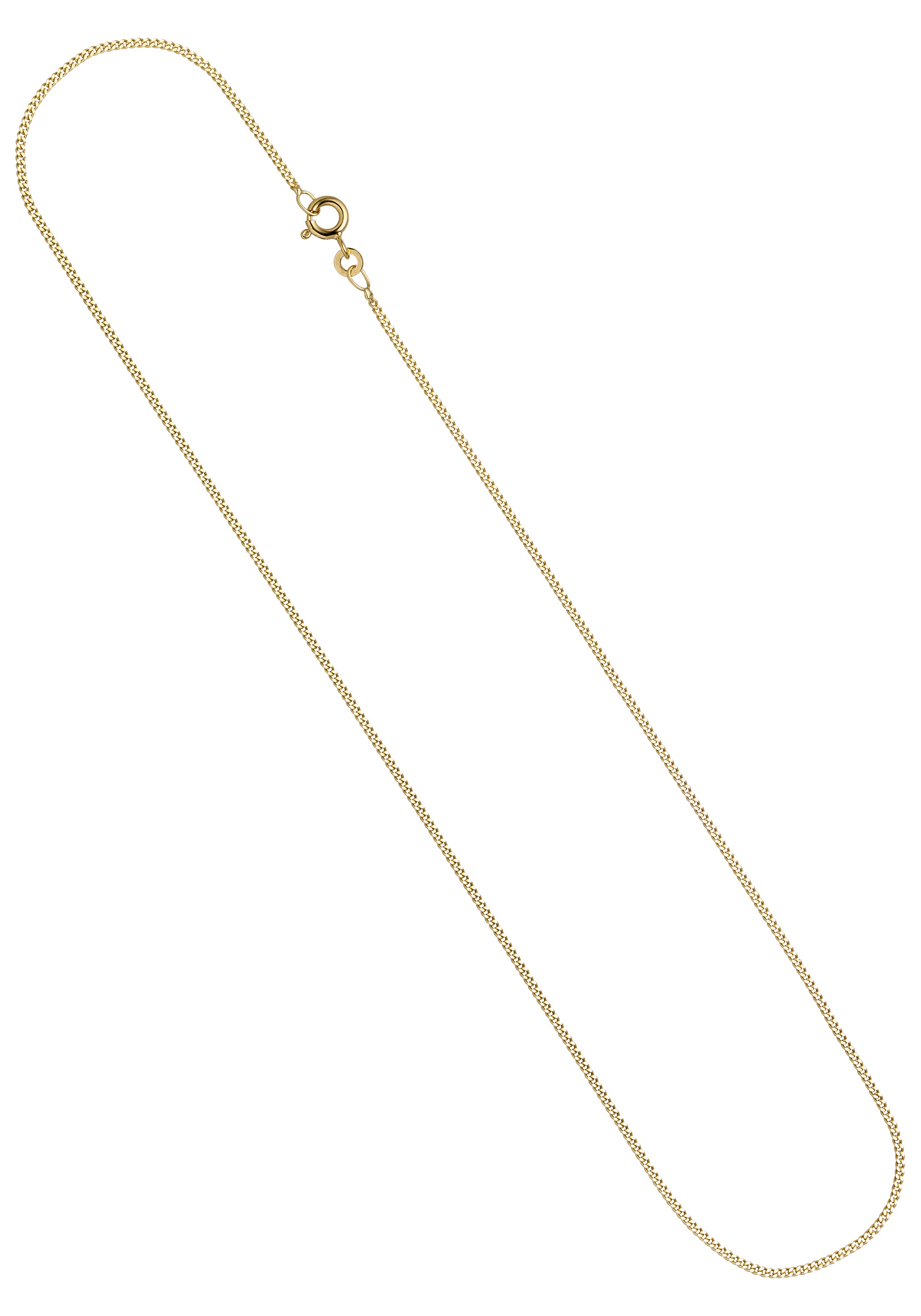 Goldkette JOBO "Panzerkette 1,3 mm" Gr. 42, gelbgold 333, Halsketten, Damen, 42cm, Gelbgold 333, Goldkette, 8 Karat 333 Gold