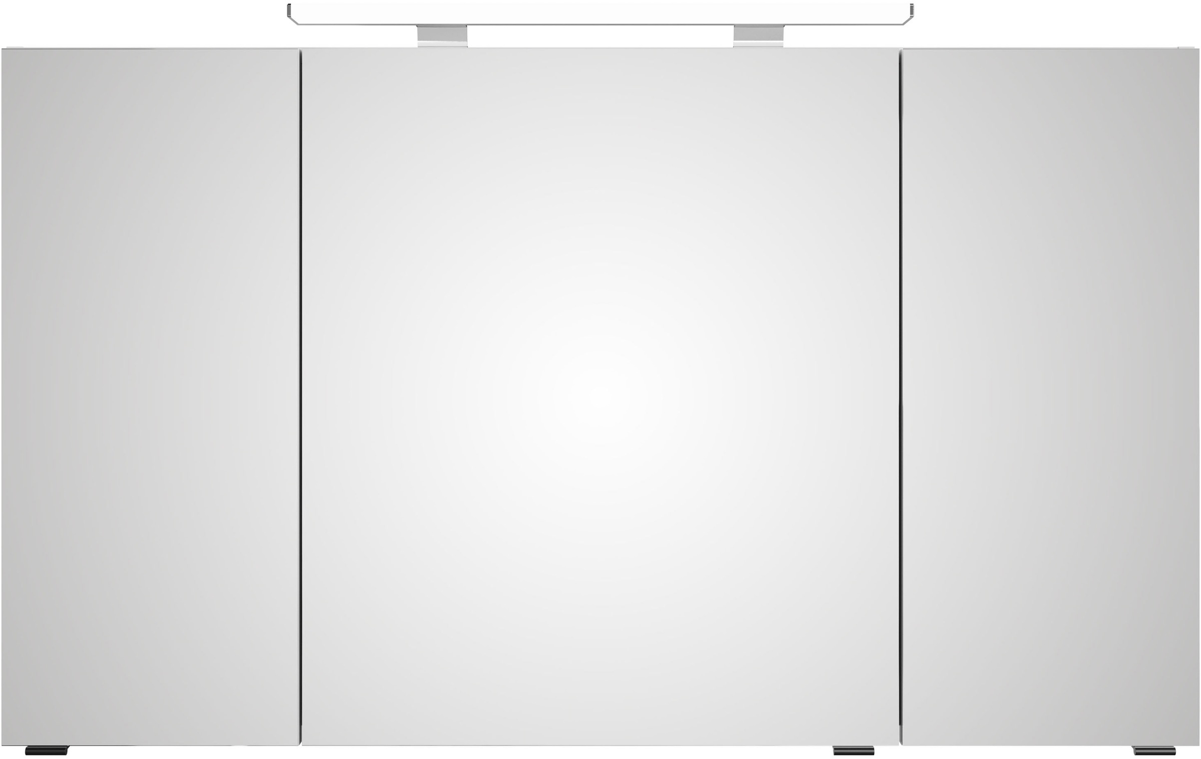 Saphir Badmöbel-Set »Serie 4010 4-teilig Keramik-Waschtisch mit LED-Spiegelschrank«, (Set), Badezimmer Set mit Unterschrank, Hängeschrank, inkl. Türdämpfer