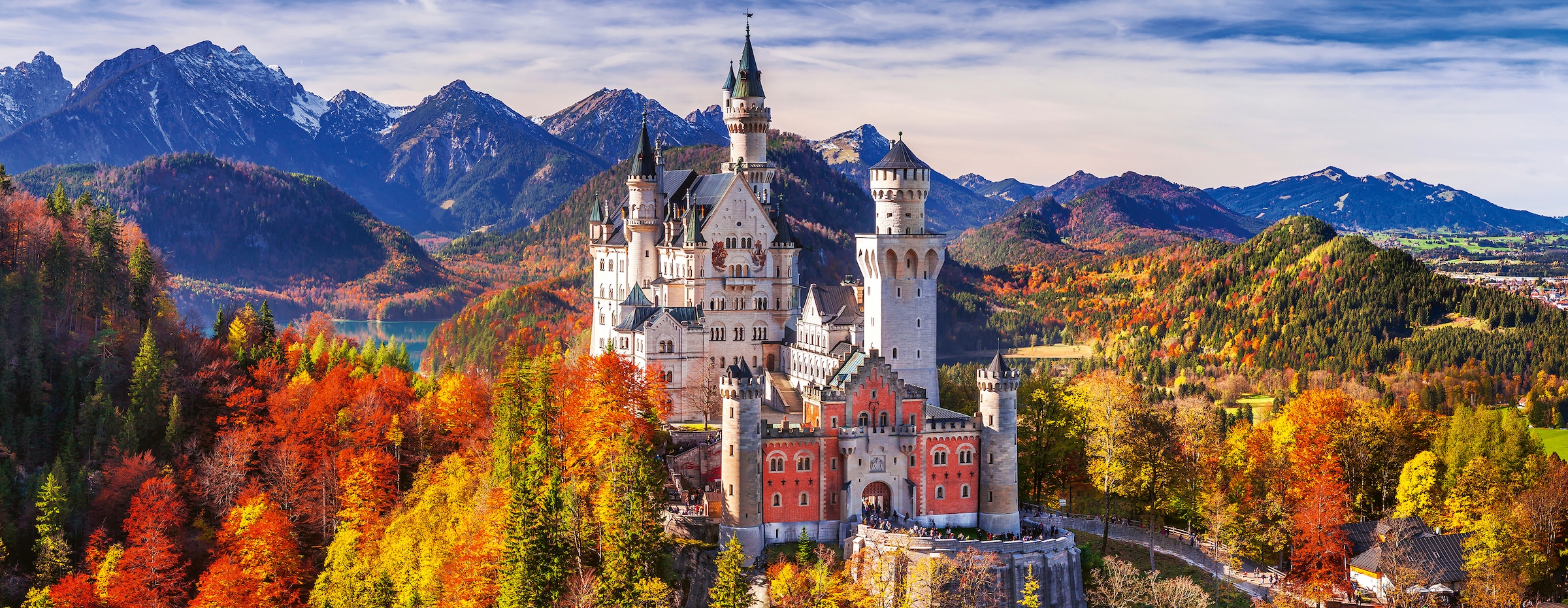 Ravensburger Puzzle »Panorama, Schloss in Bayern«, Made in Germany