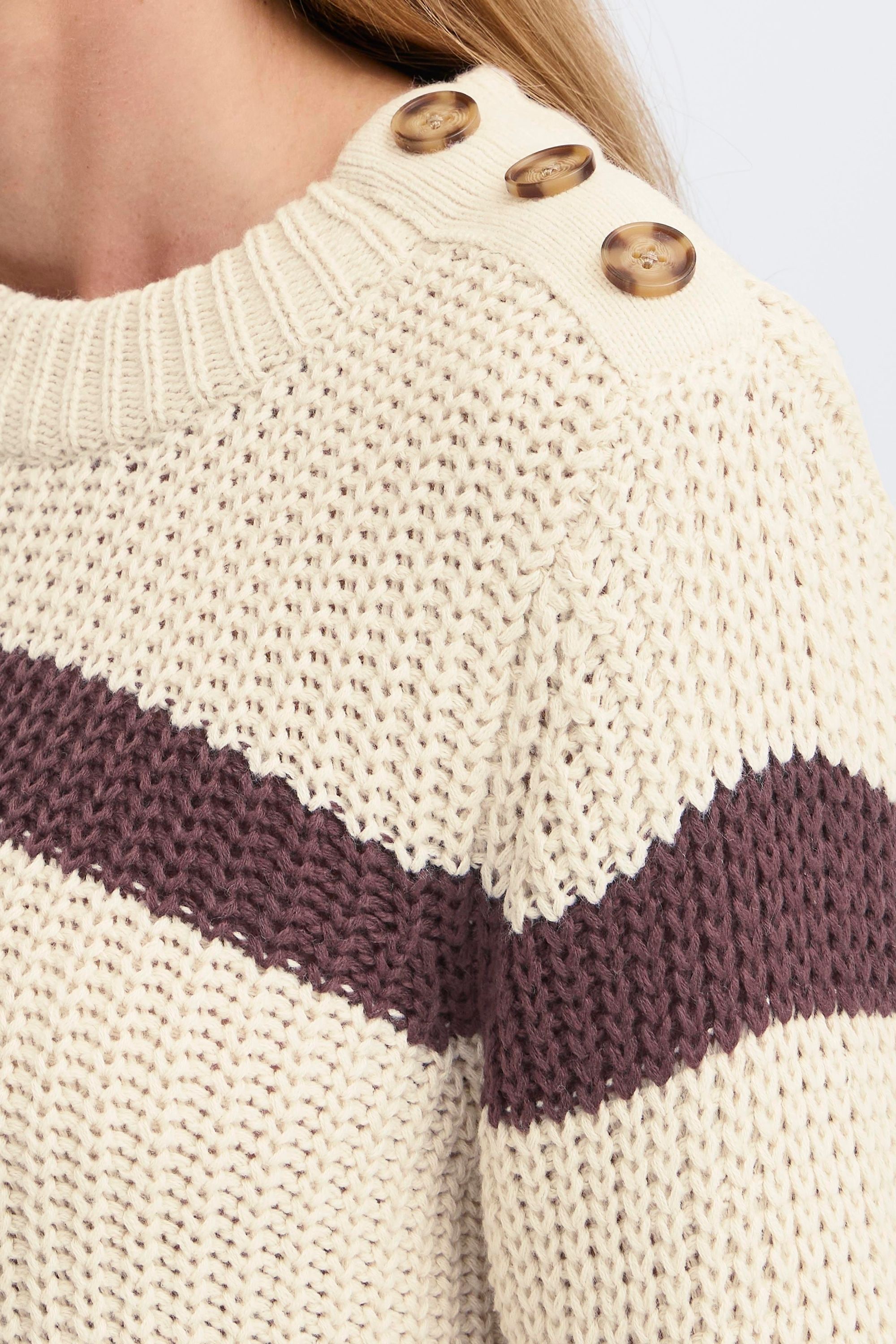 OXMO Strickfleece-Pullover »Strickpullover OXFKANNA«