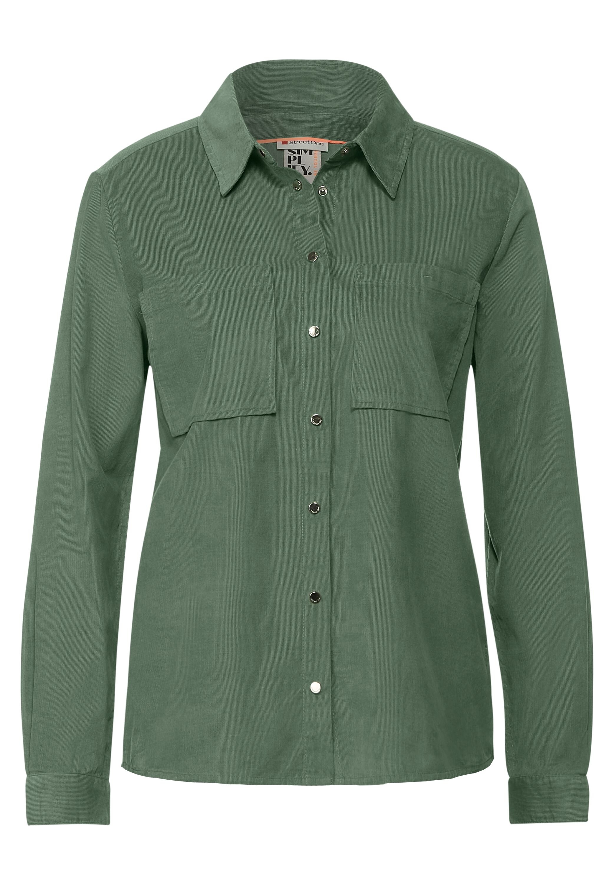 STREET ONE Hemdbluse, in Cord-Optik