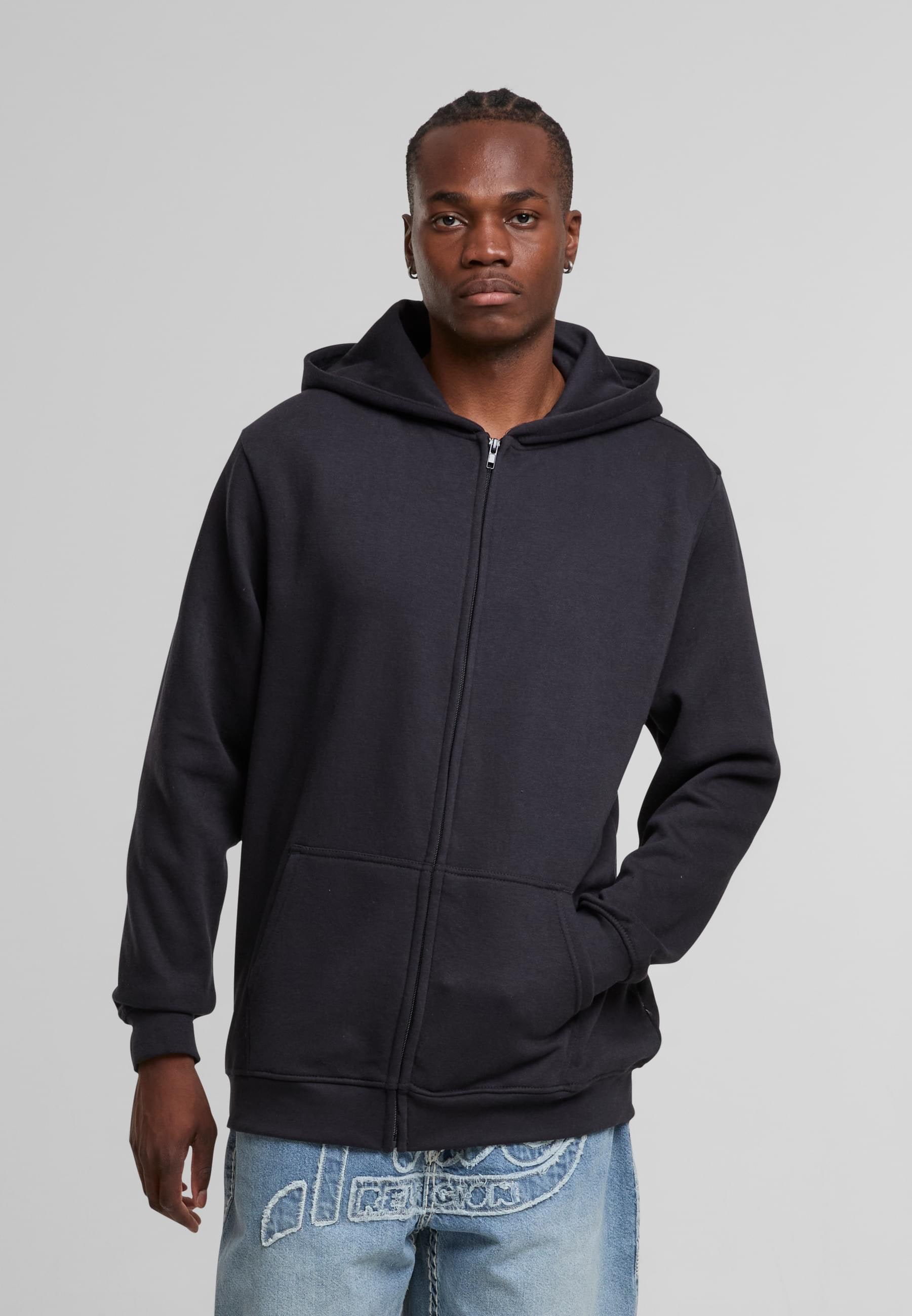 URBAN CLASSICS Sweatjacke »Urban Classics Basic Essential Zip Hoody«