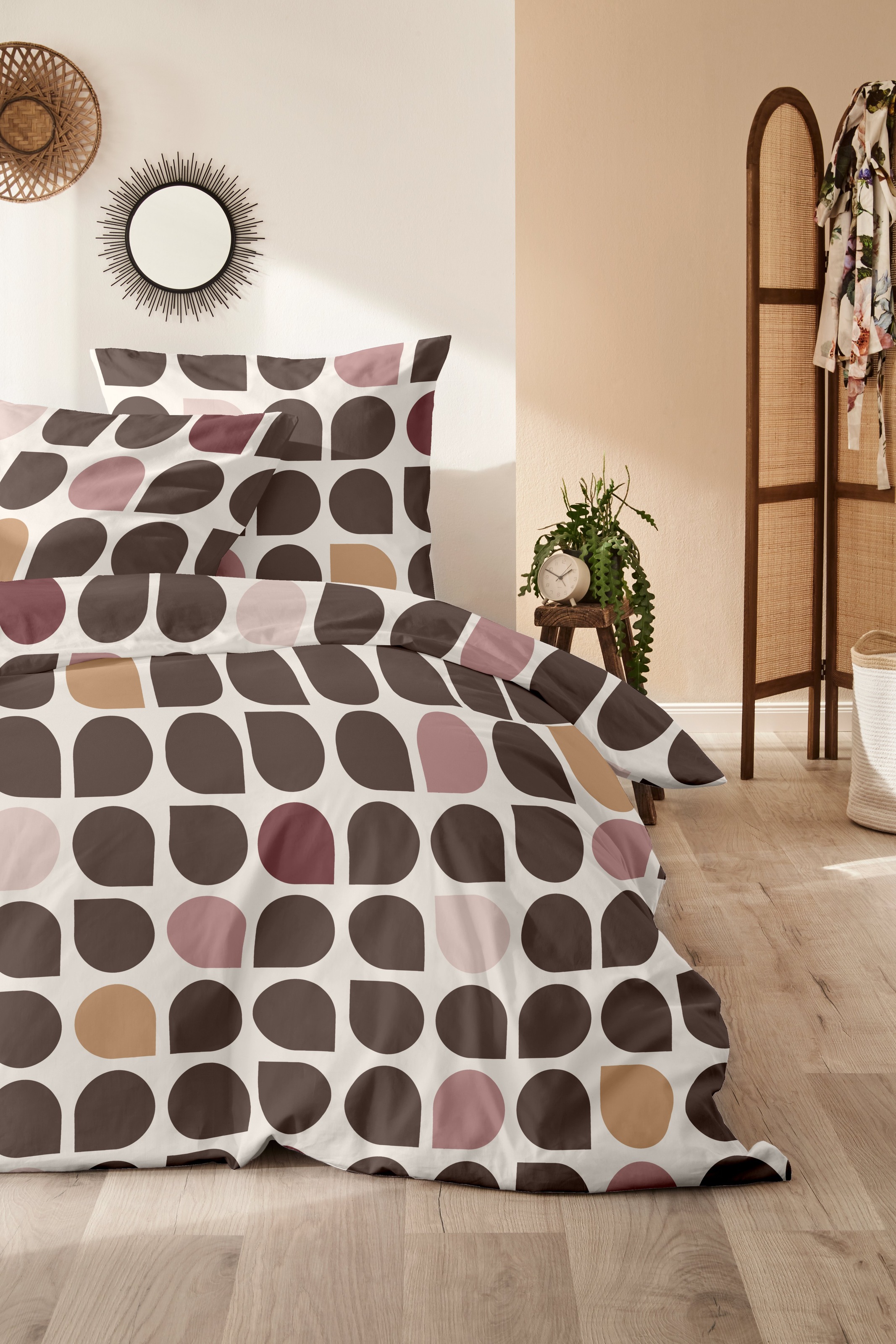 Primera Bettwäsche "Mako-Satin -Bettwäsche Drops" 2 Stk. tlg. mit eleganten günstig online kaufen