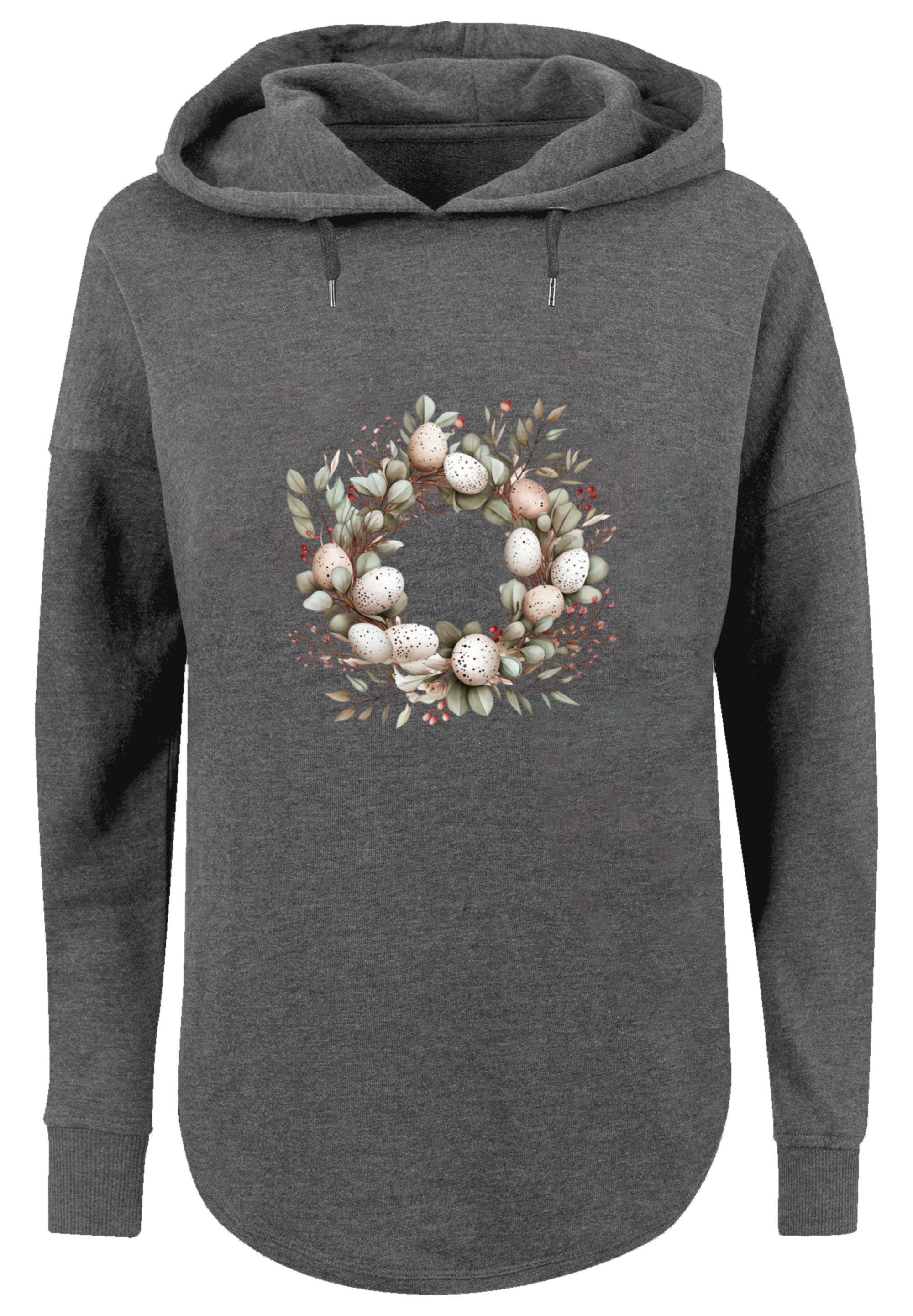 F4NT4STIC Kapuzenpullover »Osterkranz Eierkranz Blumenring« Premium Qualität