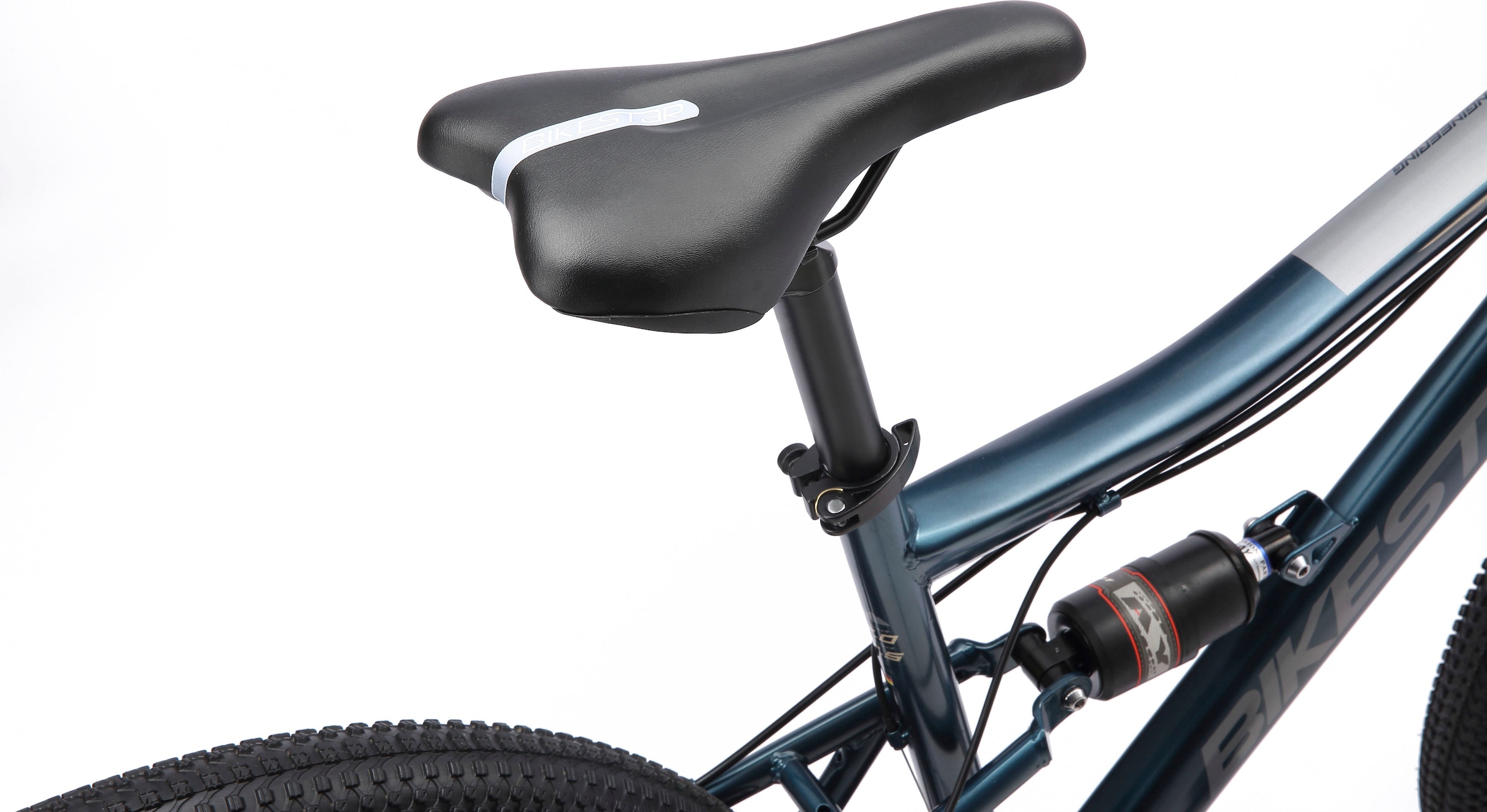 Bikestar Mountainbike, 21 Gang, Shimano, RD-TY300 Schaltwerk, Kettenschaltung, für Damen und Herren, Kettenschaltung