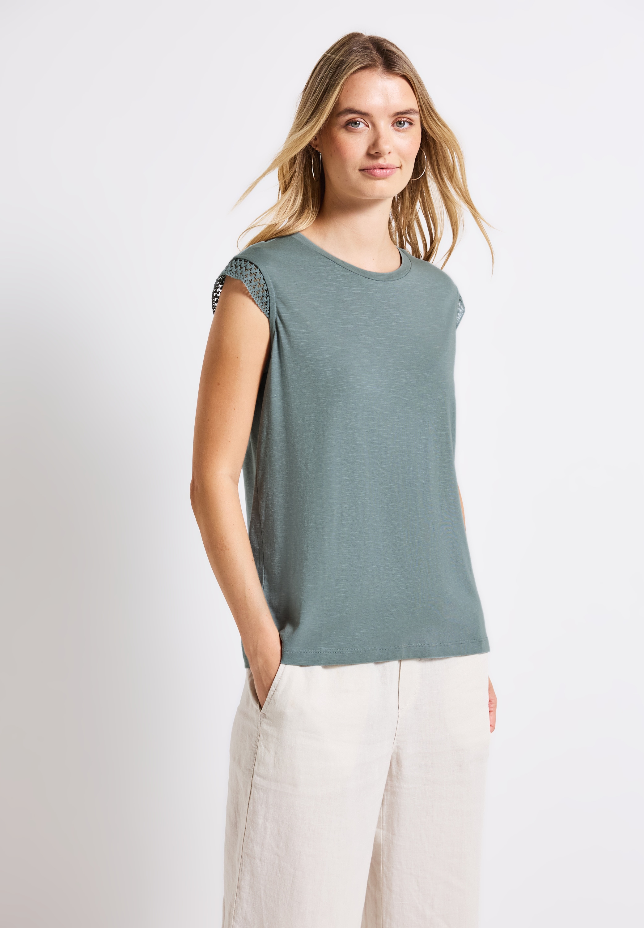 STREET ONE T-Shirt, im soften Baumwoll-Mix günstig online kaufen