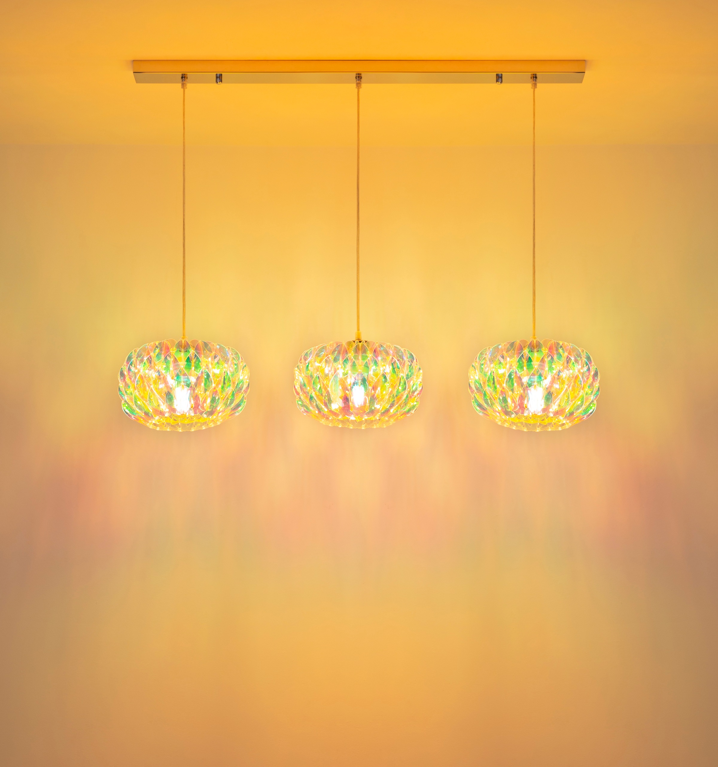 GLOBO LIGHTING Hängeleuchte »JUANA« E27 1 Stk. Verchromte Hängeleuchte mit Klarglas, modern & flexibel