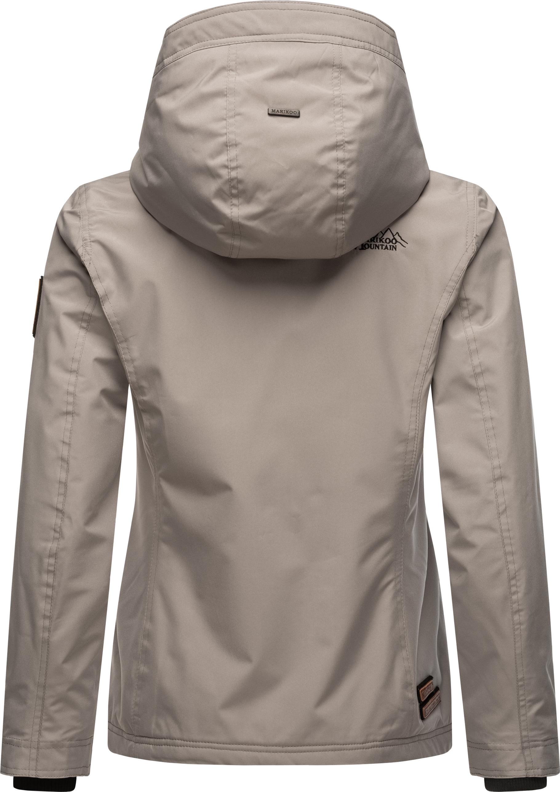 Marikoo Outdoorjacke »Erdbeere«, mit Kapuze, sportliche Funktionsjacke mit Kapuze