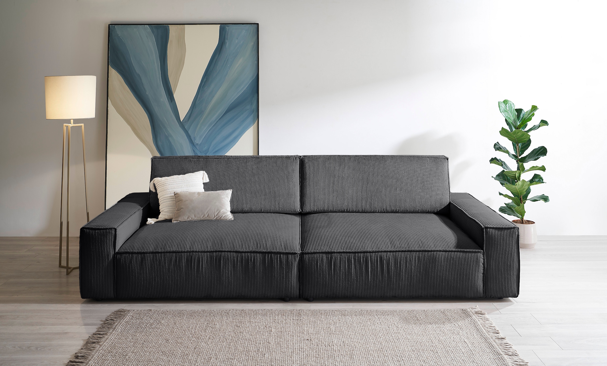 Home affaire Big-Sofa "NEU: SHERWOOD XXL, Big-Sofa (316cm), extra tiefe Sit günstig online kaufen