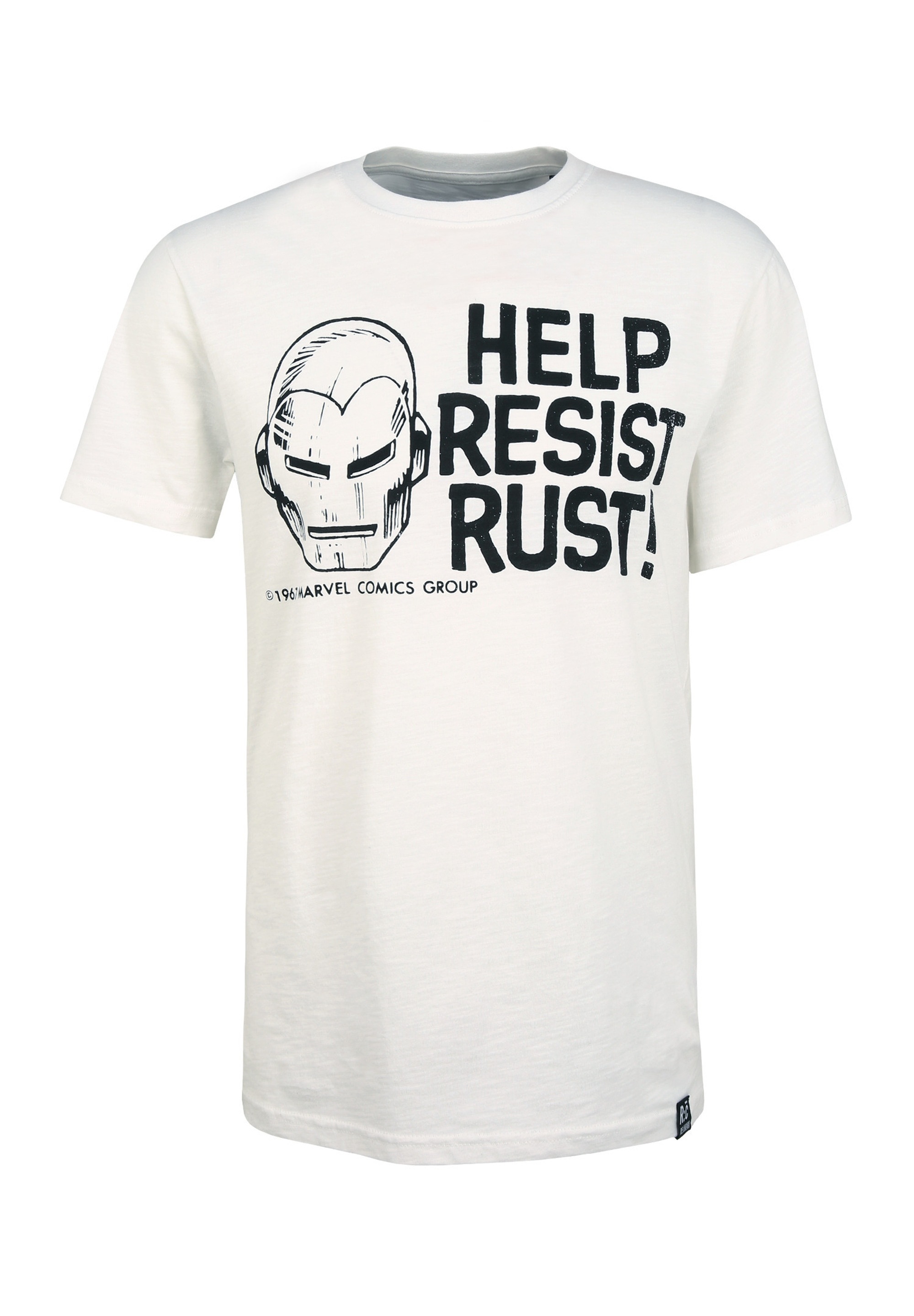 Recovered T-Shirt "Marvel Help Resist Rust Ecru", 1 Stk. mit angesagtem Iro günstig online kaufen