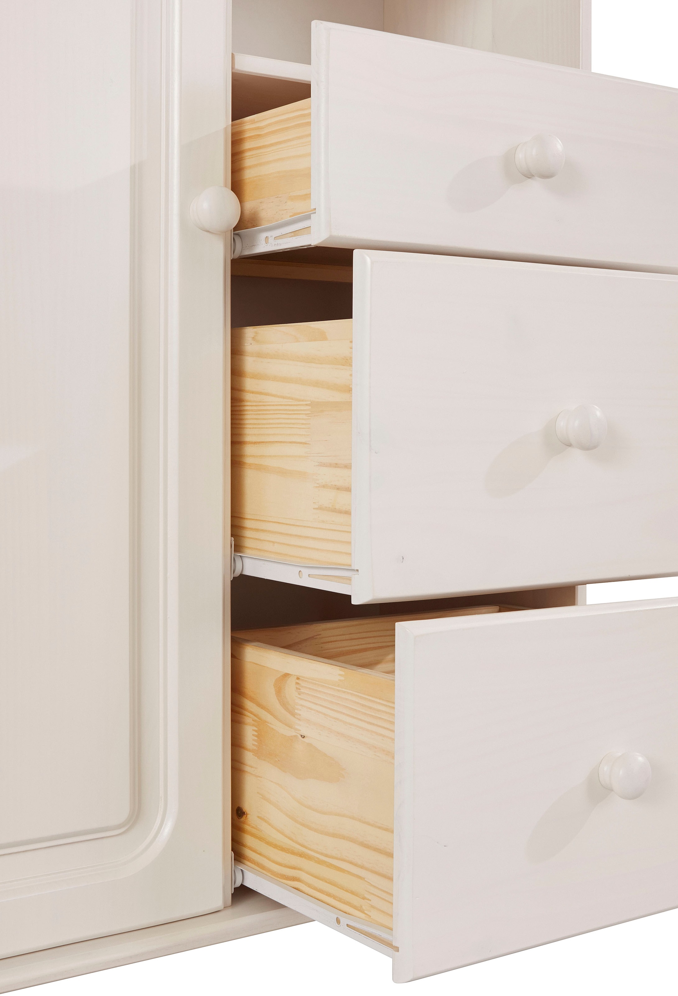 Home affaire Highboard »Mette«, Stauraumschrank mit 3 Schubladen und verstellbaren Einlegeböden