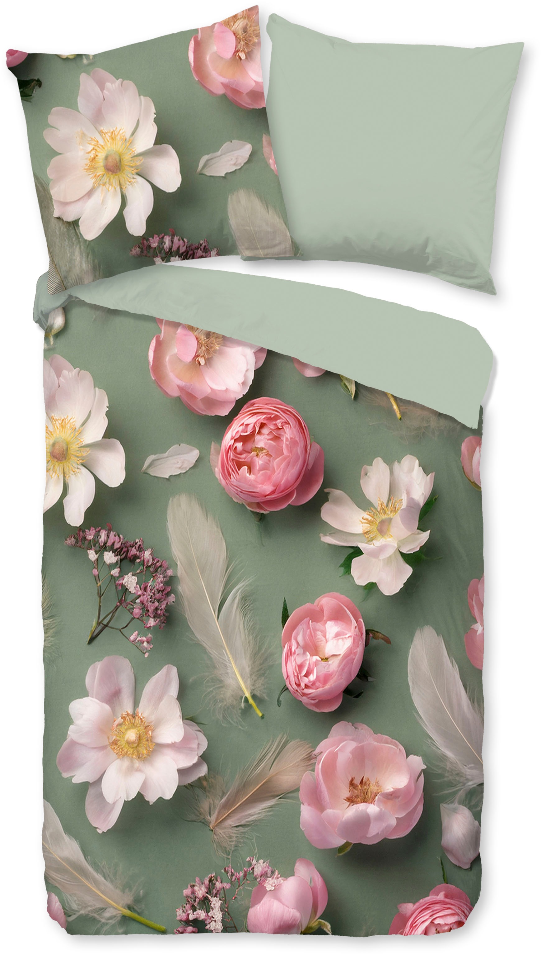 good morning Wendebettwäsche "Senzi" 2 Stk. tlg. Flanell, Biber, Winter, Wa günstig online kaufen