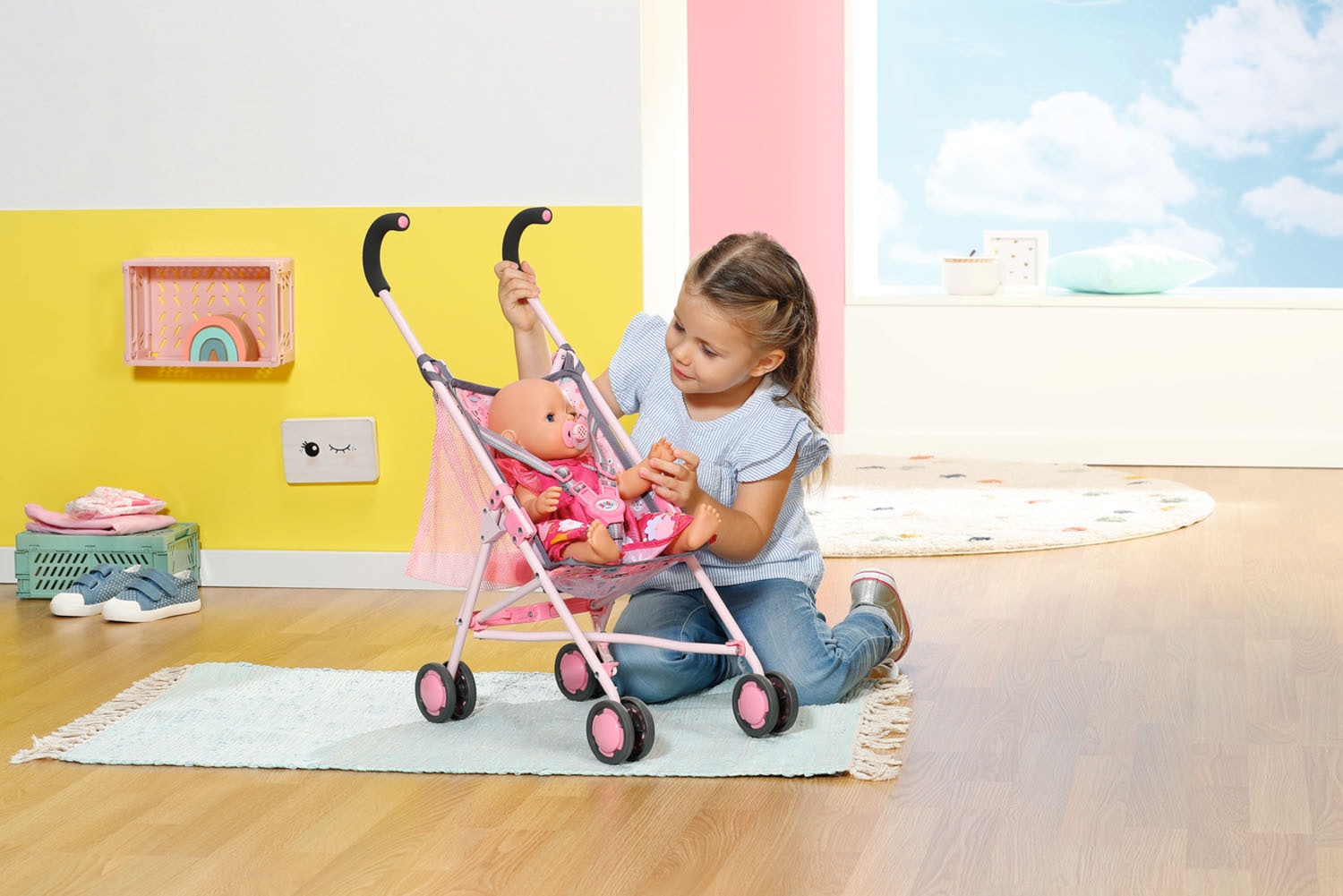 Baby Born Puppenbuggy, mit Tasche