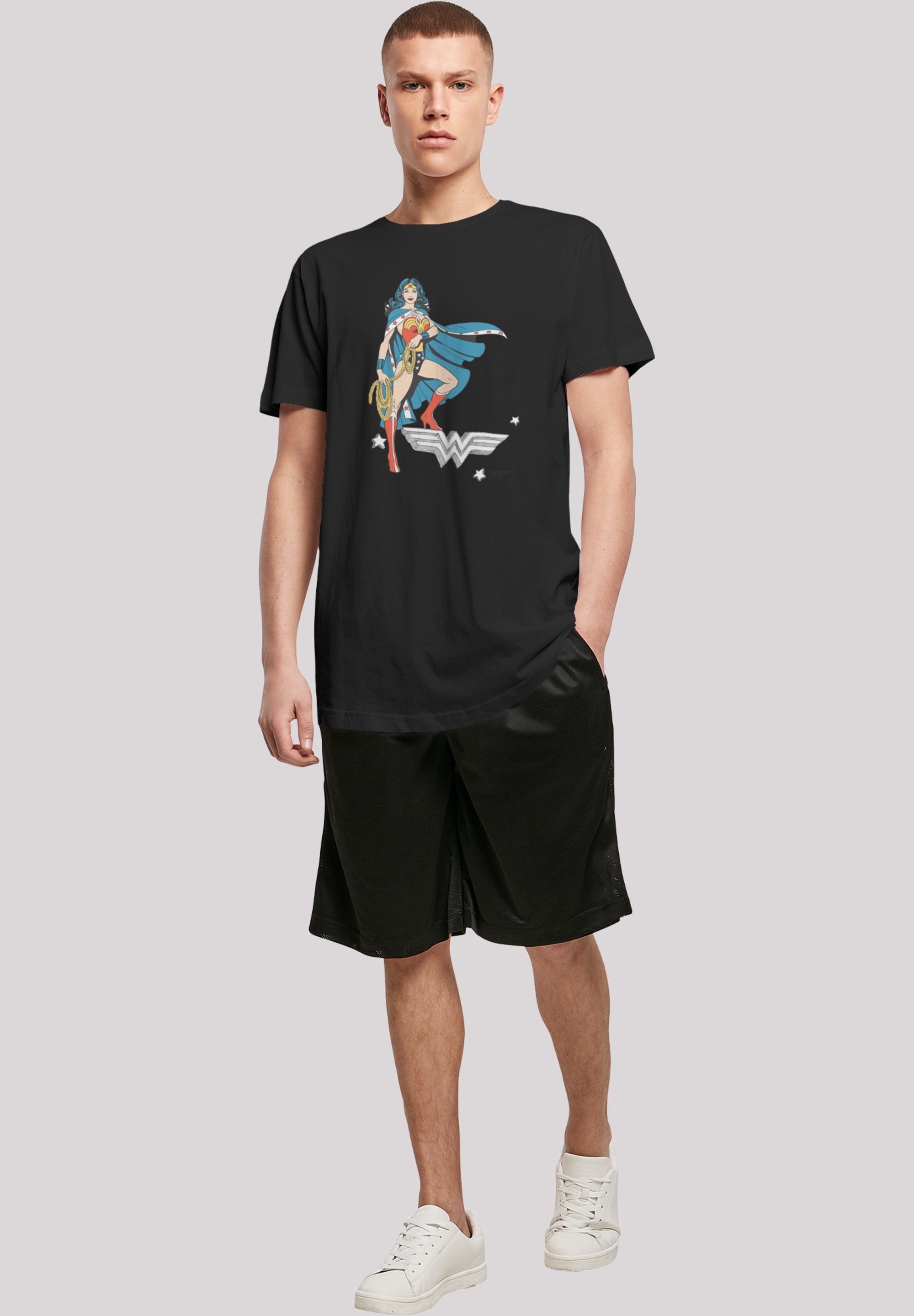F4NT4STIC T-Shirt »DC Comics Wonder Woman Standing Logo«, Print
