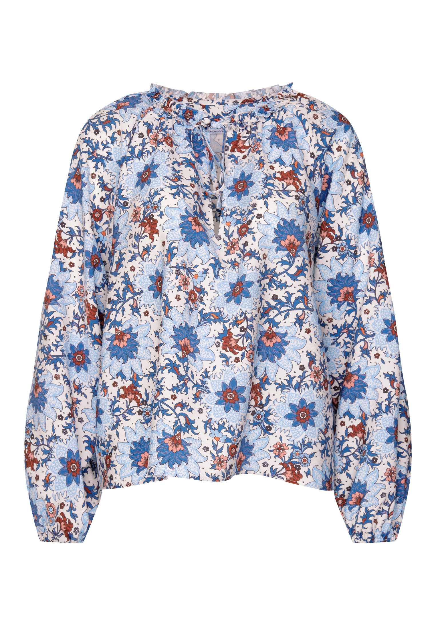 seidensticker Klassische Bluse »Schwarze Rose«, Tunika Druck