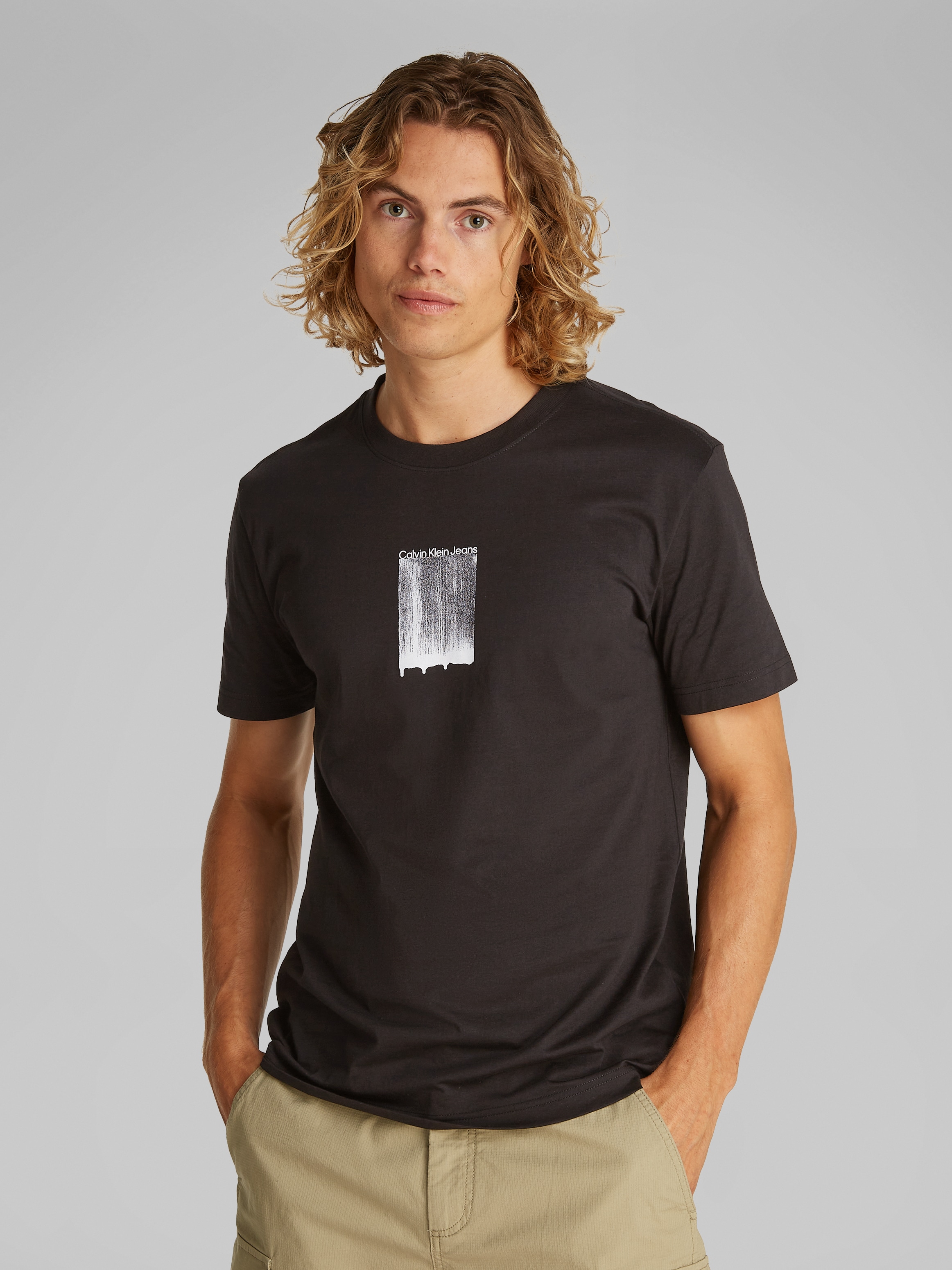 Calvin Klein Jeans T-Shirt "BRUSH STROKE GRAPHIC TEE", mit Logodruck günstig online kaufen