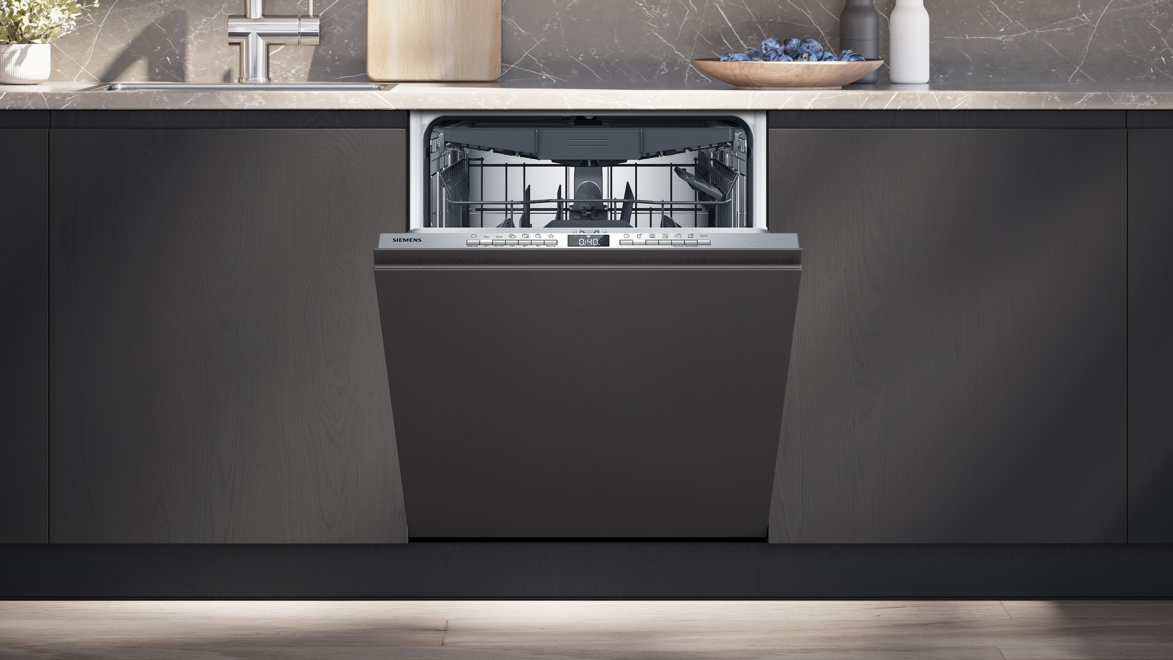 SIEMENS vollintegrierbarer Geschirrspüler XXL, iQ300 »SX73EX22CE«, 14 Maßgedecke, Made in Germany