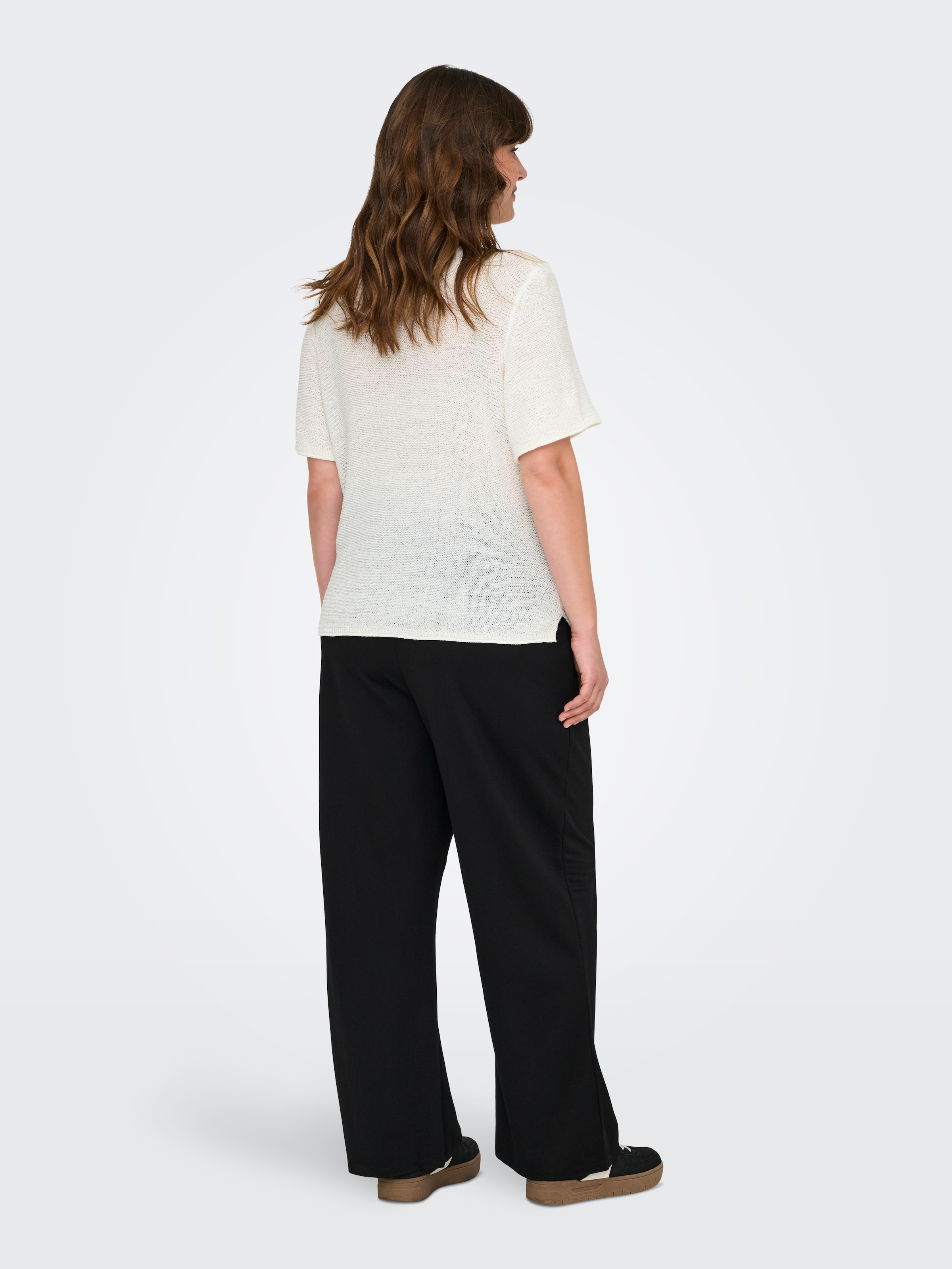 ONLY CARMAKOMA Kurzarmpullover »CARSUNNY S/S PULLOVER KNT NOOS«