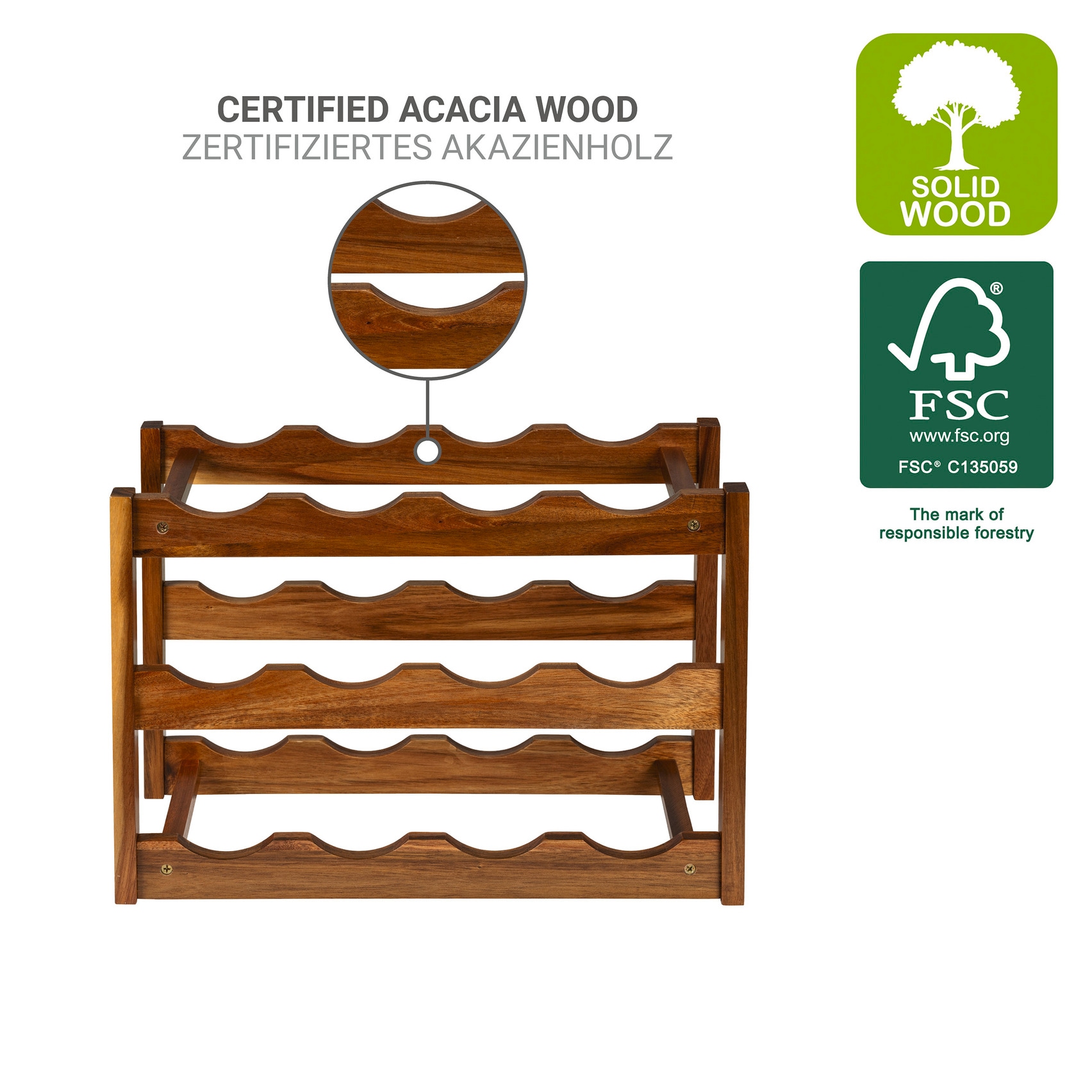 WENKO Weinregal »Modell Fondi« 1 Stk. tlg.