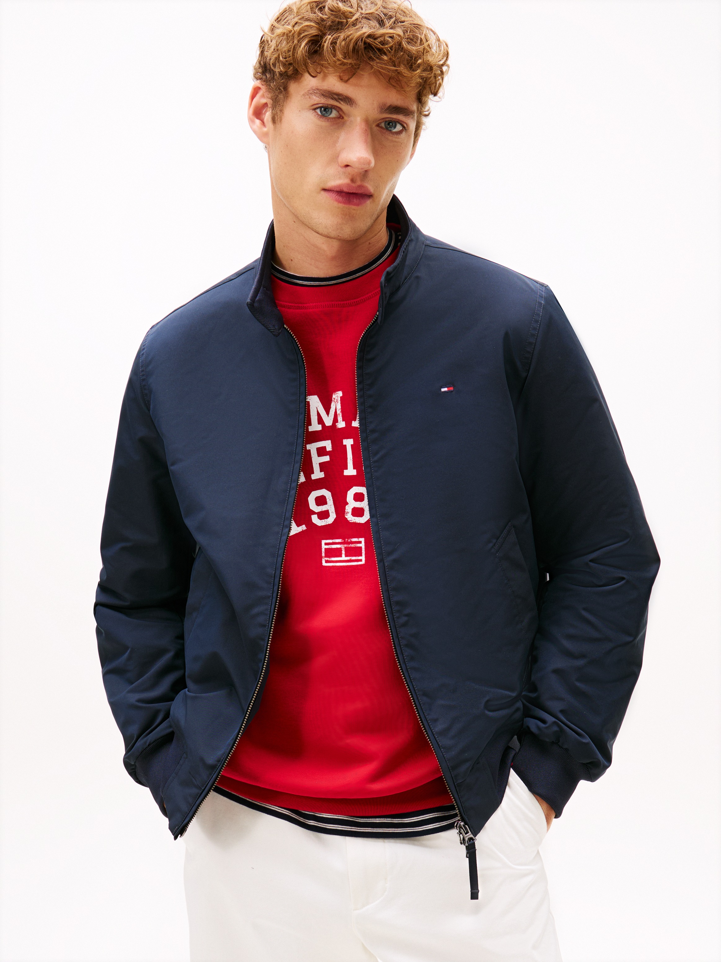 Tommy Hilfiger Blouson "HARRINGTON JACKET", mit Seitentaschen günstig online kaufen
