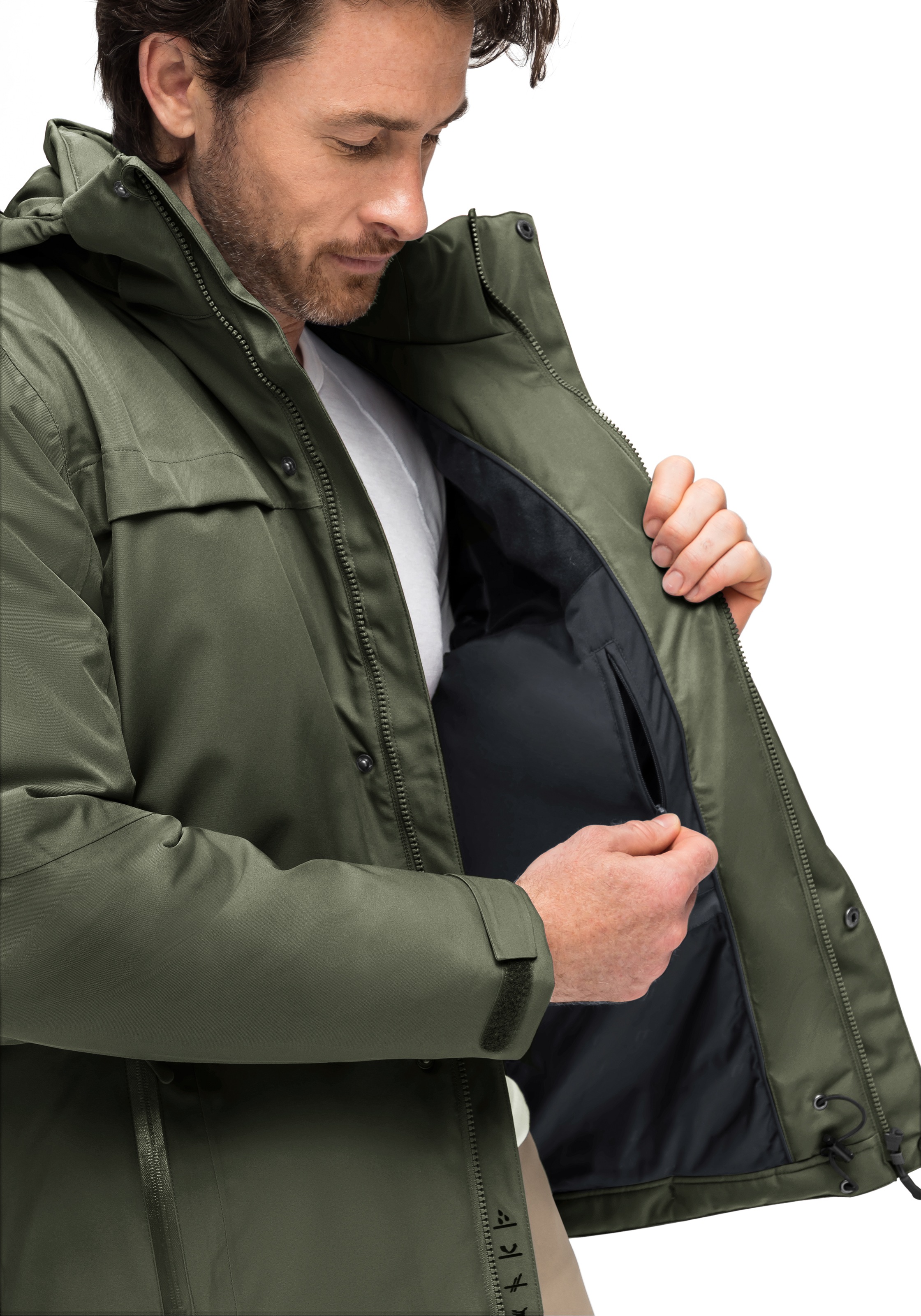 Maier Sports Funktionsjacke "Peyor M" Herren Regenjacke, wattierte Winterja günstig online kaufen